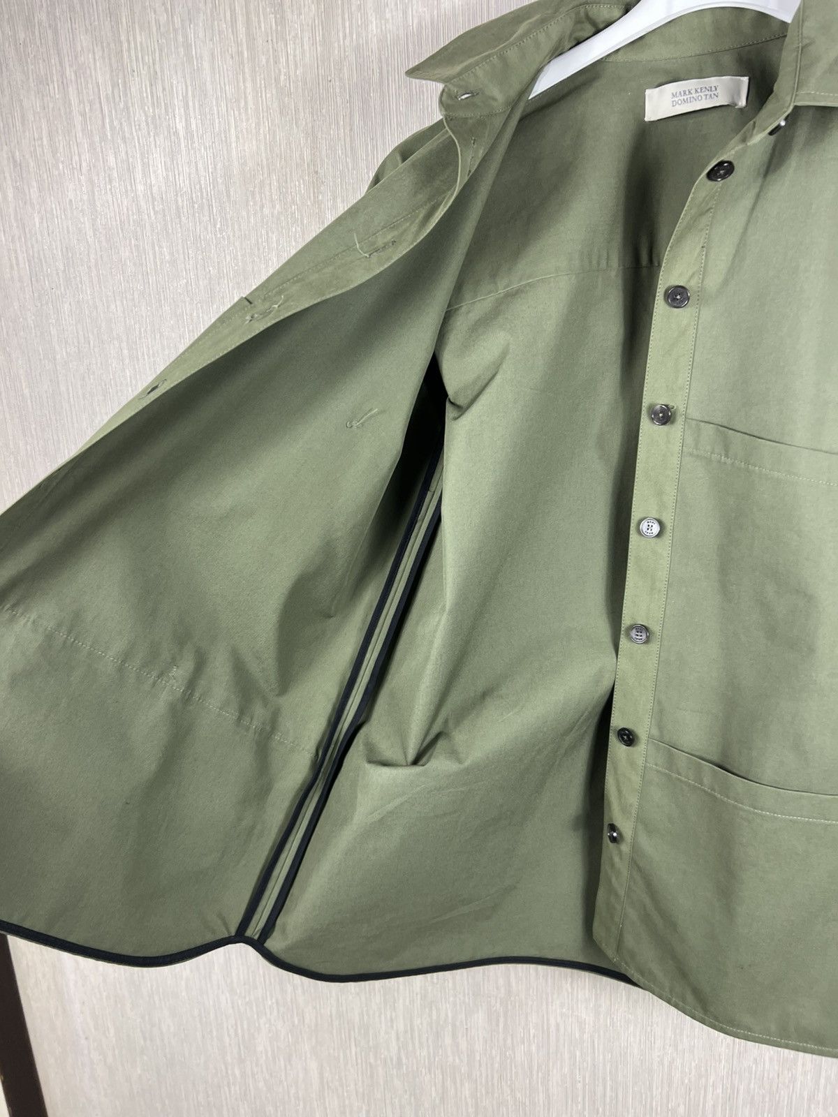 Acne Studios Mark Kenly Domino Tan sandra over shirt jacket multipocket Size XS / US 0-2 / IT 36-38 - 17 Thumbnail