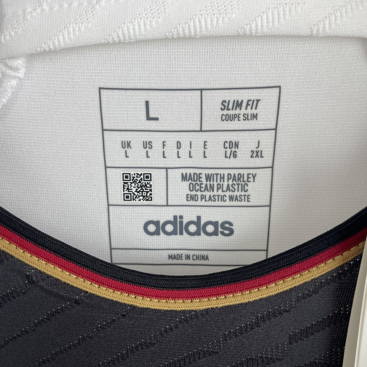 Adidas Germany Fullkrug Authentic Adidas HEAT.RDY Jersey 2022/2023 Size US L / EU 52-54 / 3 - 5 Thumbnail