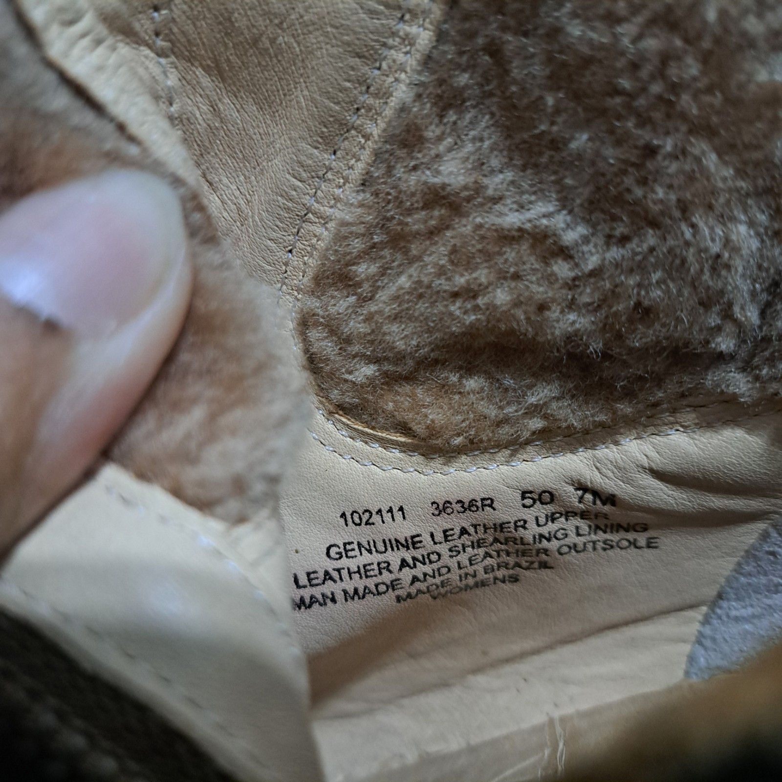 Timberland Timberland Boot Company Marge Shearling Y2K Western Leather Size US 7 / IT 37 - 5 Thumbnail