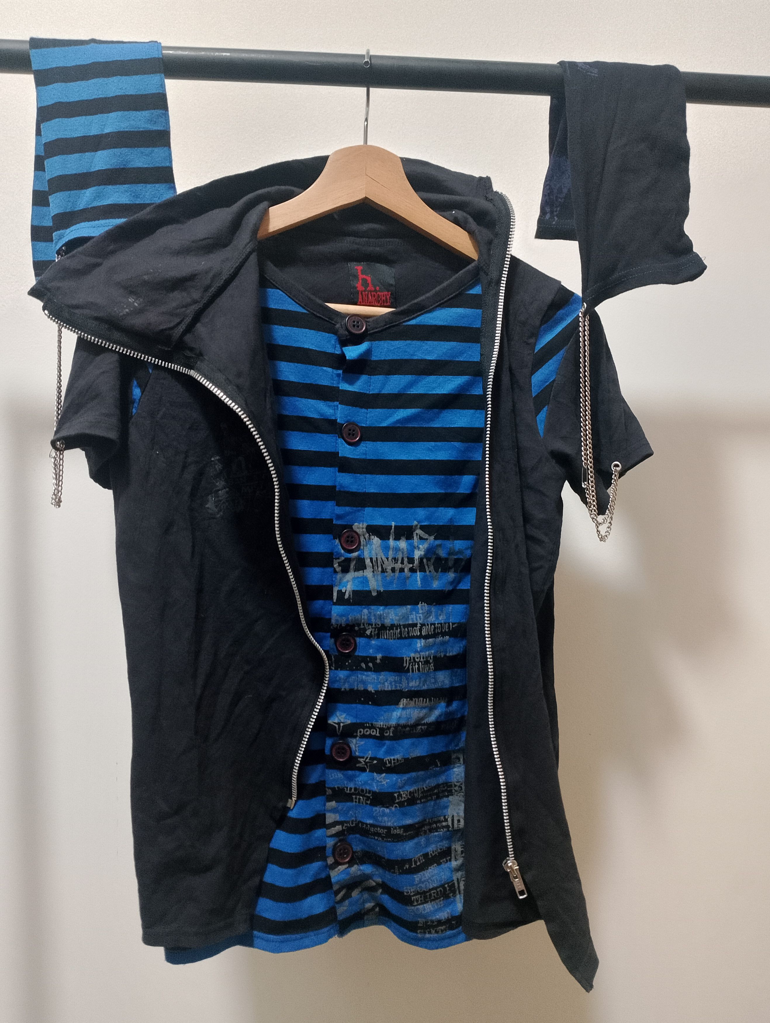 Japanese Brand H.Anarchyism for PLUS By H. Naoto Punk Gothic Jacket Size US M / EU 48-50 / 2 - 4 Thumbnail
