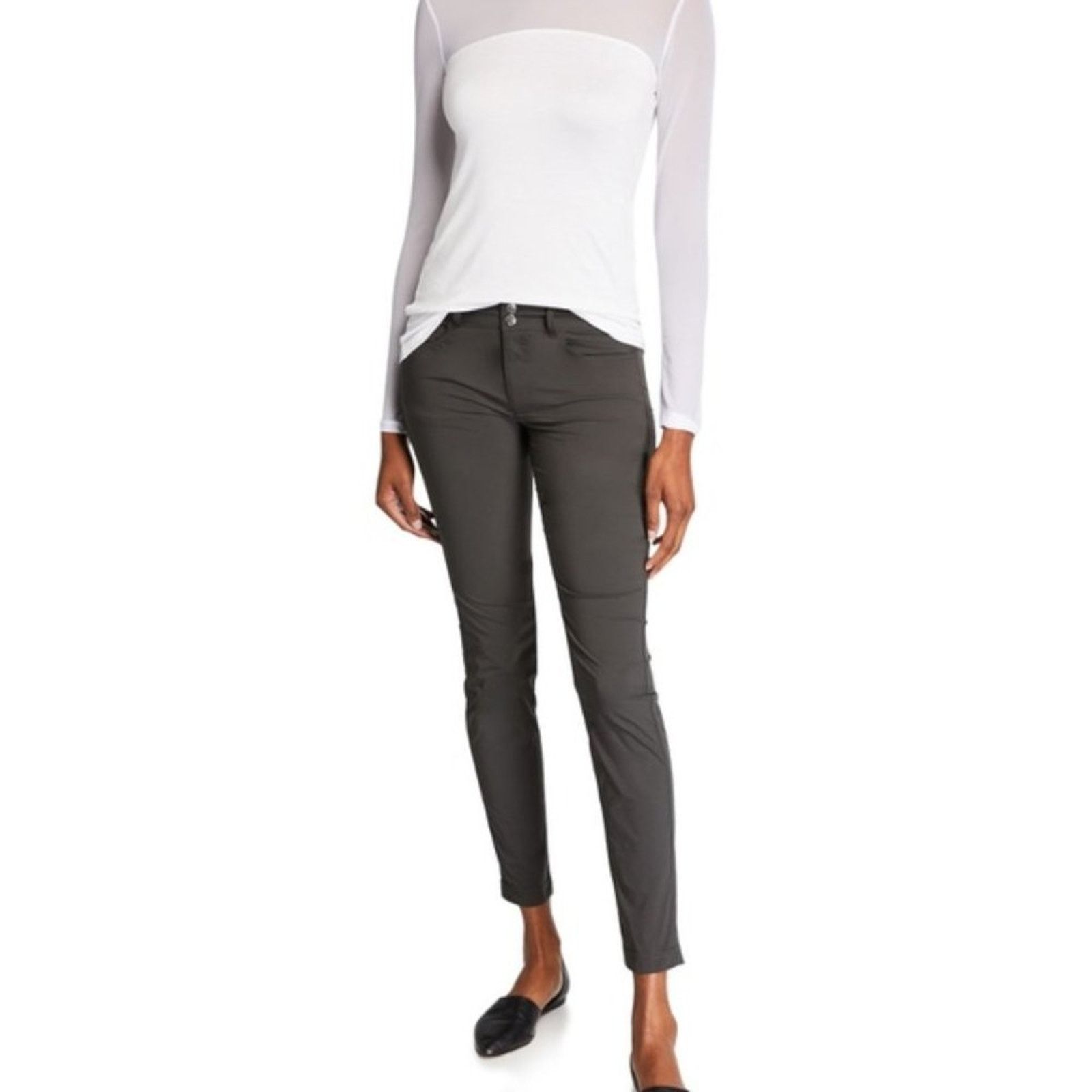 Other Anatomie Luisa 5-Pocket Skinny Pant SIZE L Gray Travel NWT Size 33" - 5 Thumbnail