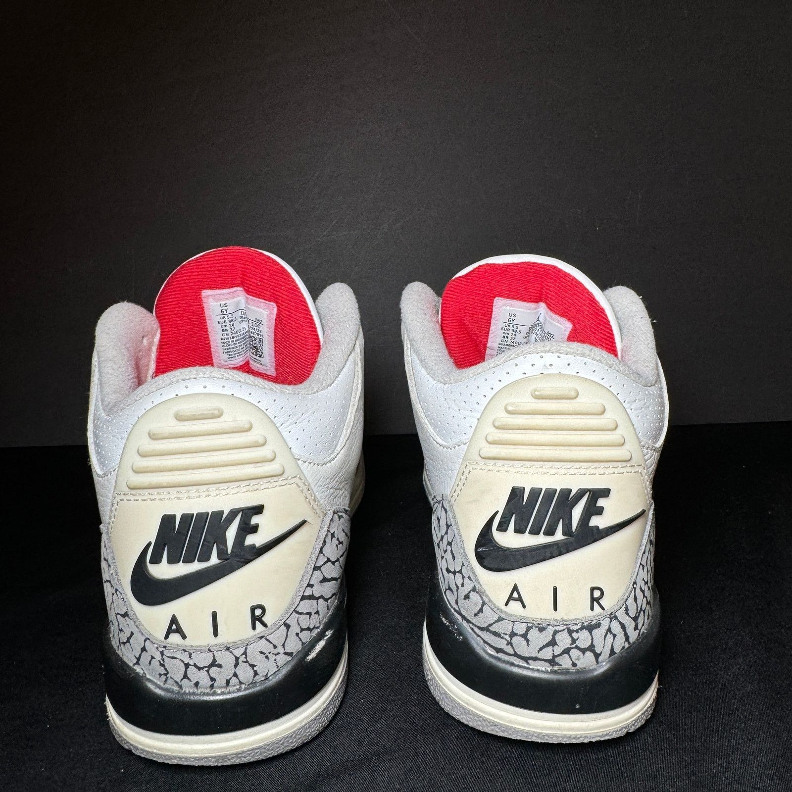 Jordan Brand × Nike Size 6 - Nike Air Jordan 3 Retro GS White Cement Reimagined Size US 6 / EU 39 - 6 Thumbnail