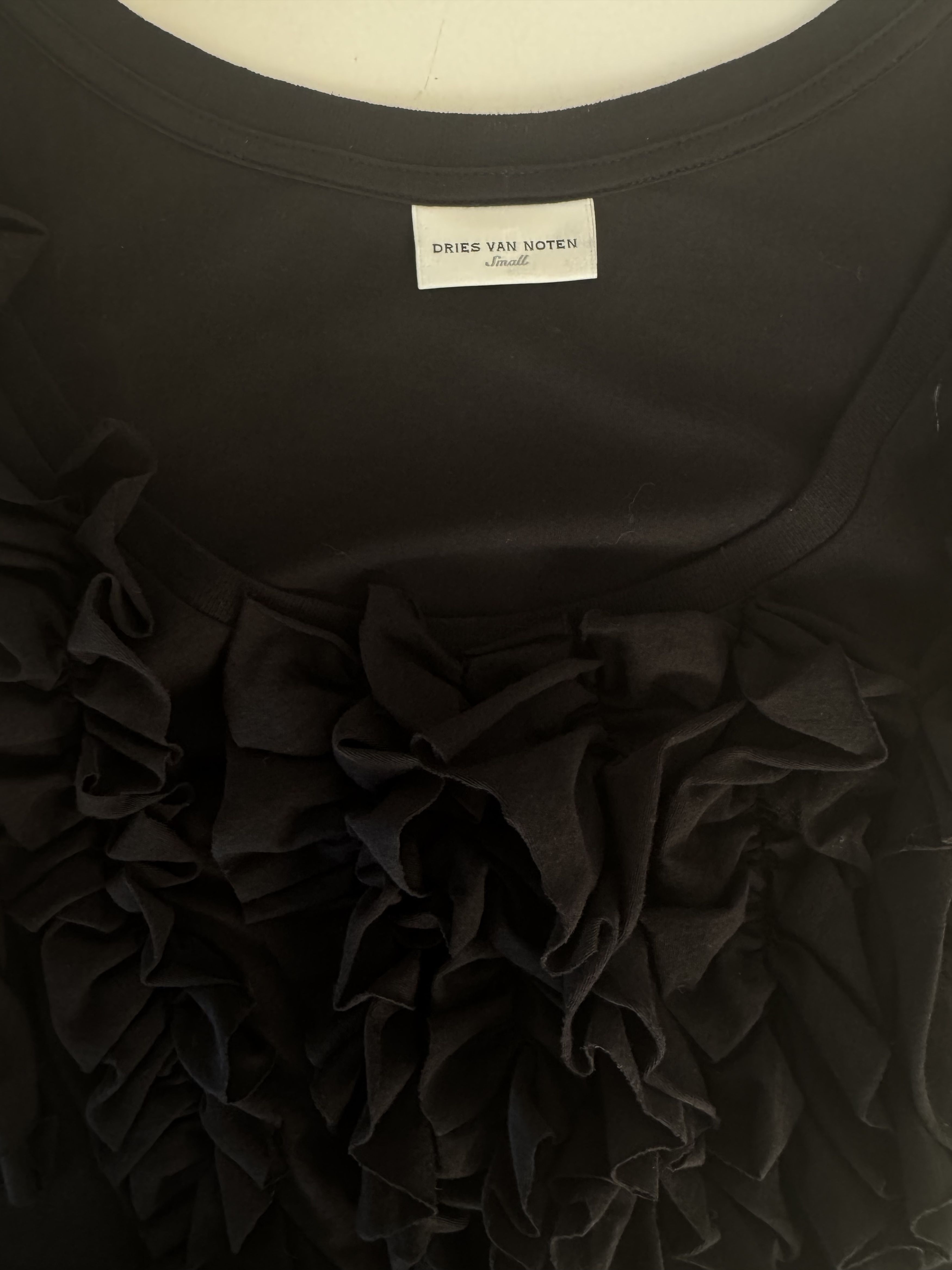 Dries Van Noten Havillo Ruffled Shift Dress Size S / US 4 / IT 40 - 3 Thumbnail