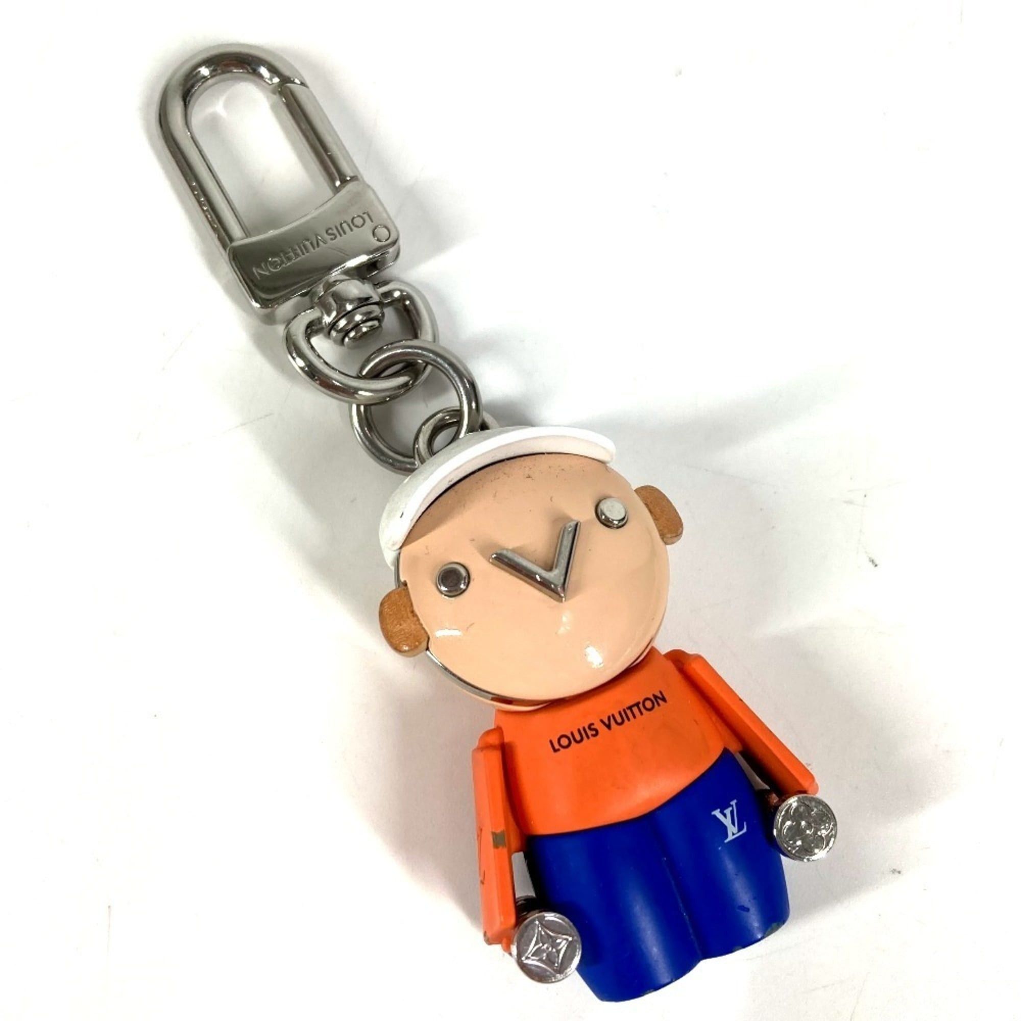 Louis Vuitton LOUIS VUITTON M01197 Gaston Gym Bag Charm, Metal Keychain, White, for Men and Women Size ONE SIZE - 1 Thumbnail