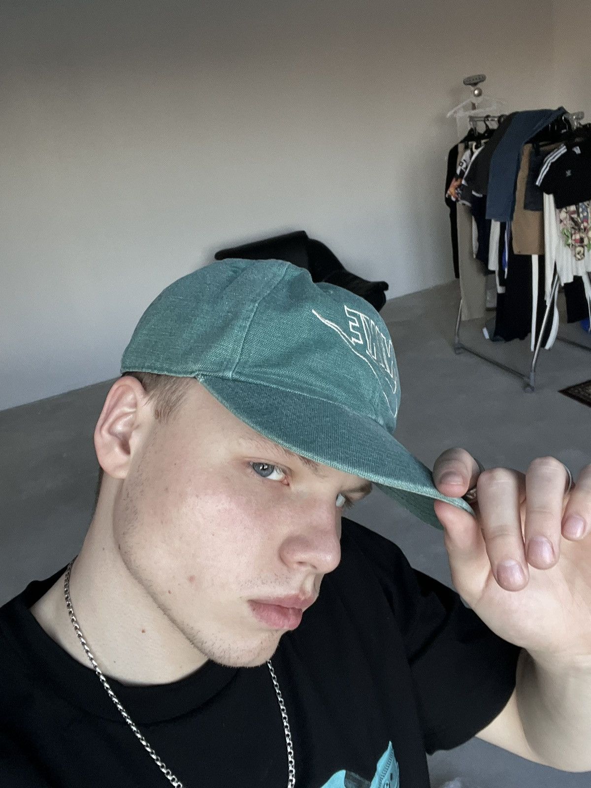 Nike × Vintage 90s Vintage Nike Cap Canvas Faded Size ONE SIZE - 13 Thumbnail