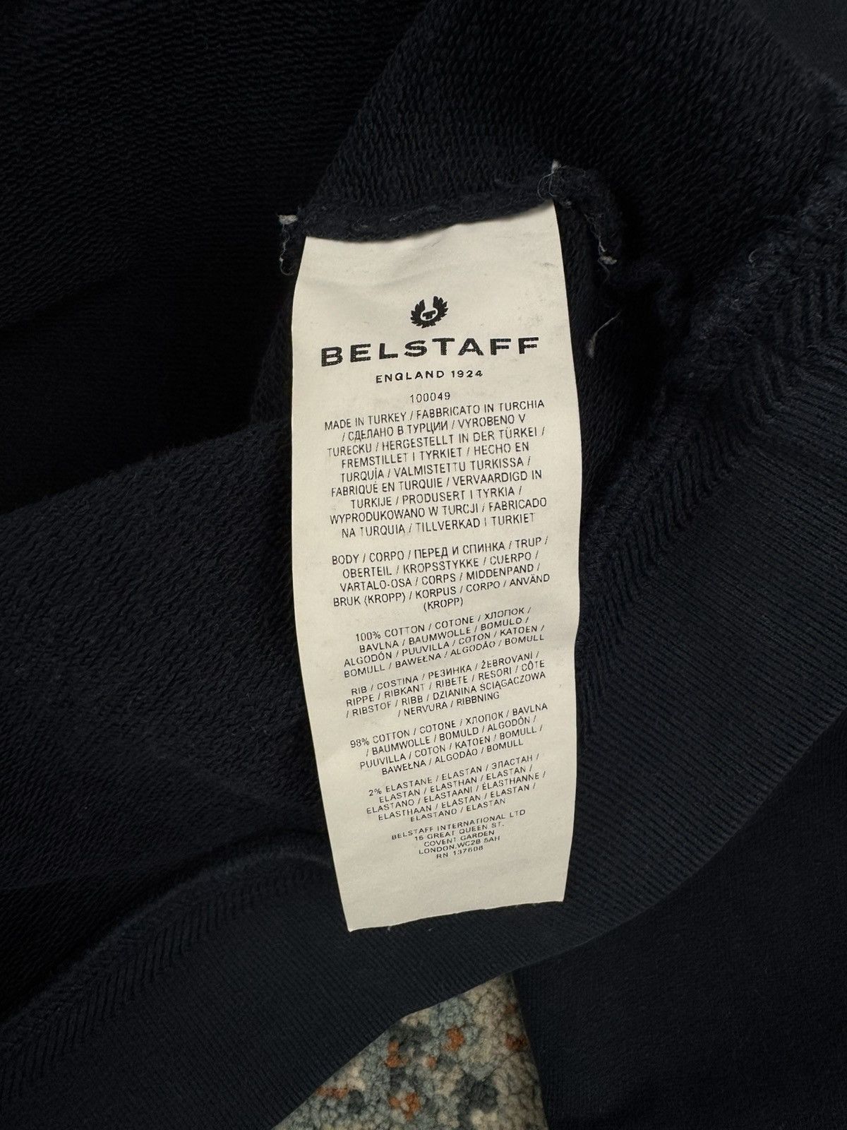 Belstaff × Vintage Vintage y2k Belstaff logo sweatshirt crewneck Size US S / EU 44-46 / 1 - 8 Thumbnail