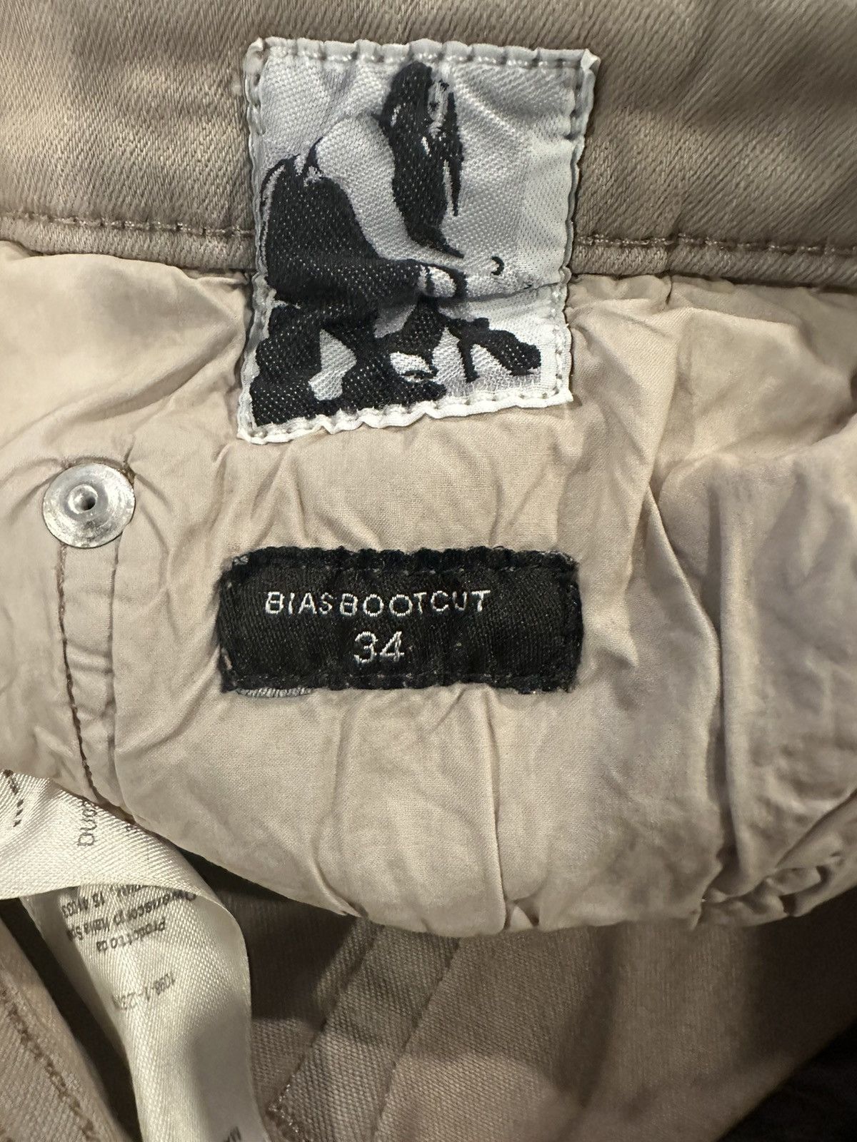 Rick Owens Rick Owens Drkshdw Bias Bootcut Jeans Black Pearl Size 34 Size US 34 / EU 50 - 4 Thumbnail