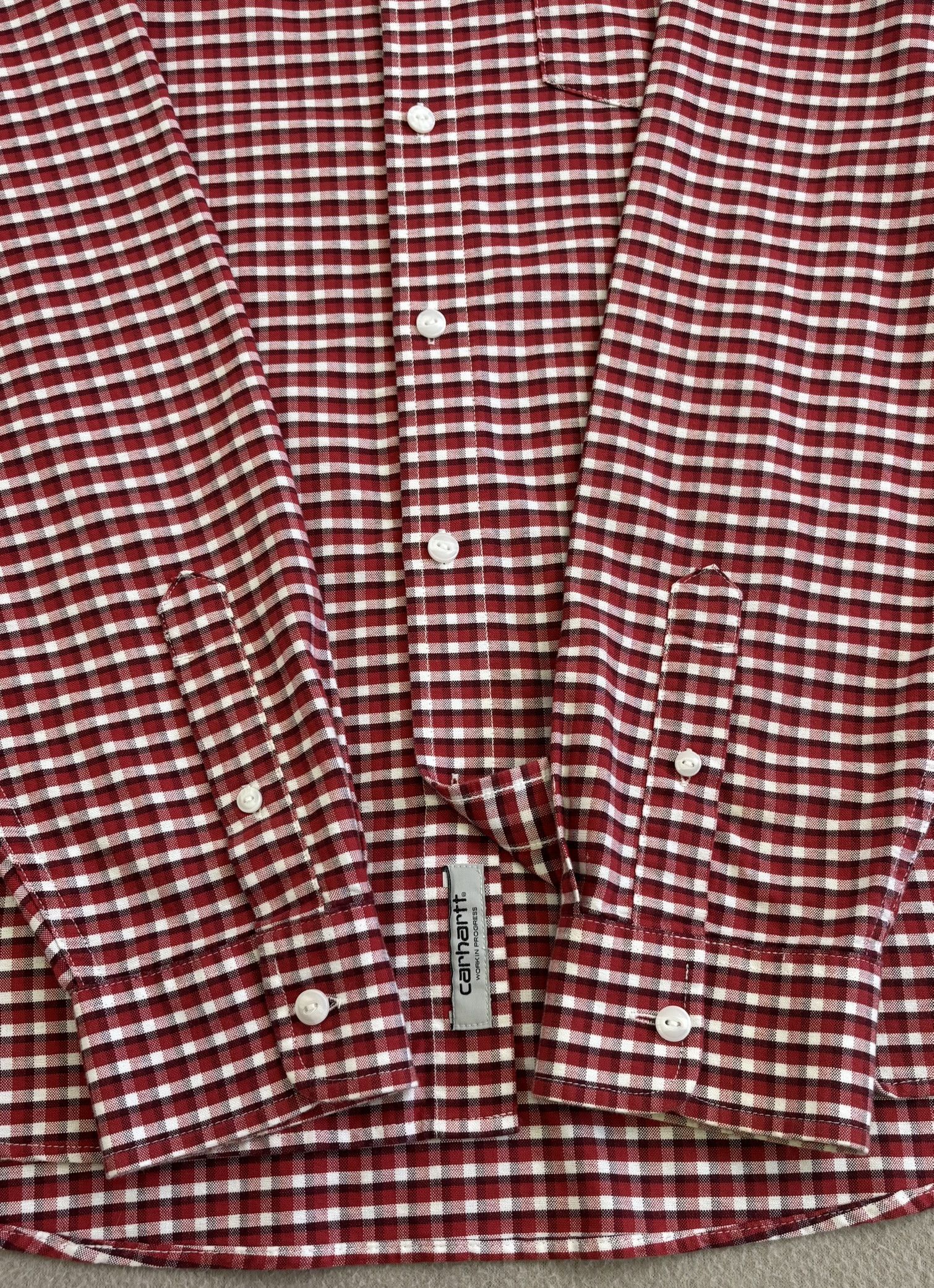Carhartt Wip Carhartt WIP shirt red check medium Size US M / EU 48-50 / 2 - 8 Thumbnail
