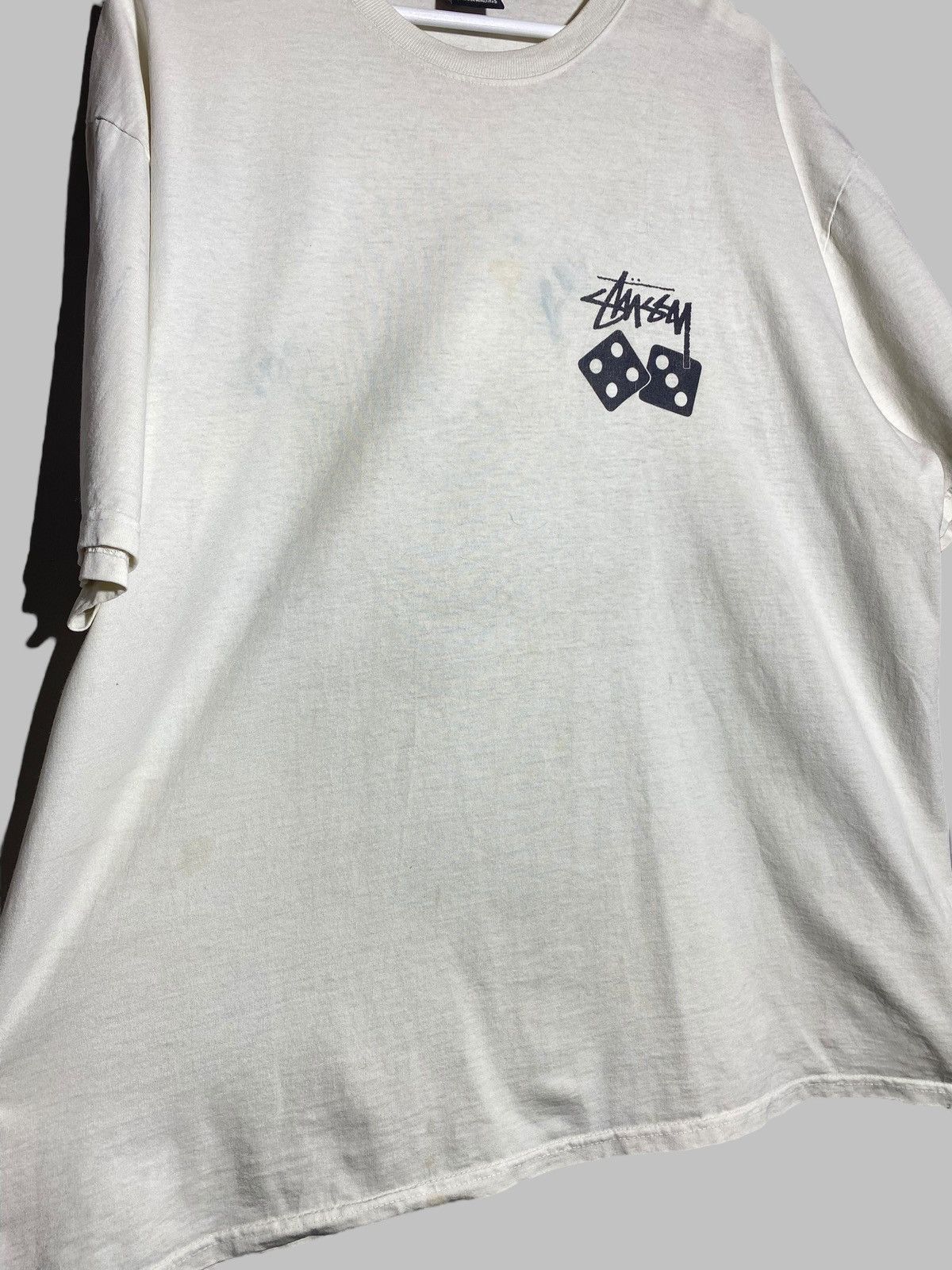 STUSSY VINTAGE DICE TEE STREET SKATE NYC OG STYLE