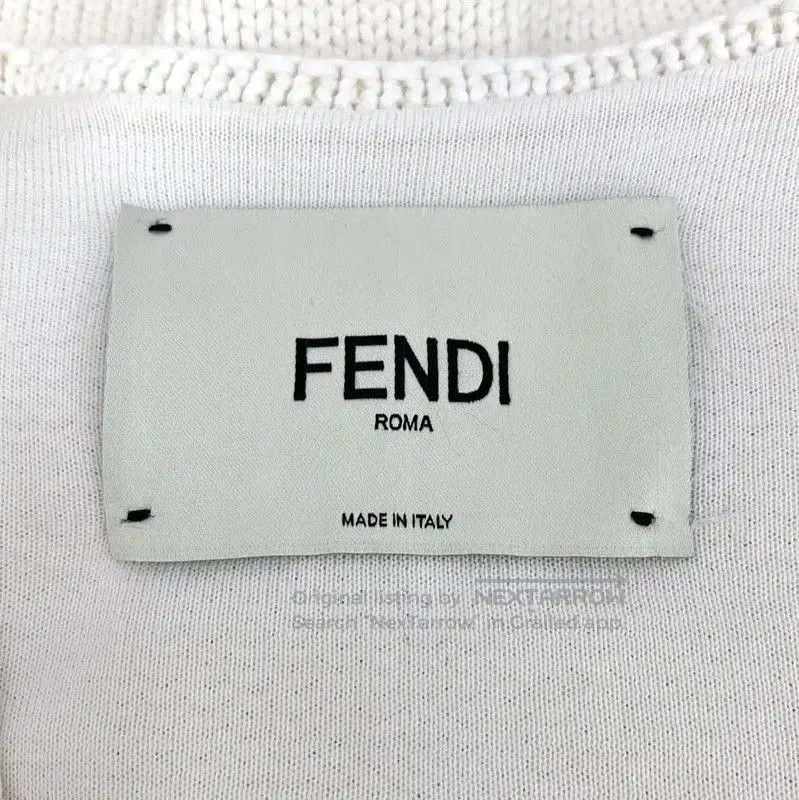 Fendi Fendi Women's Ivory Cotton Cardigan . Size S / US 4 / IT 40 - 5 Thumbnail