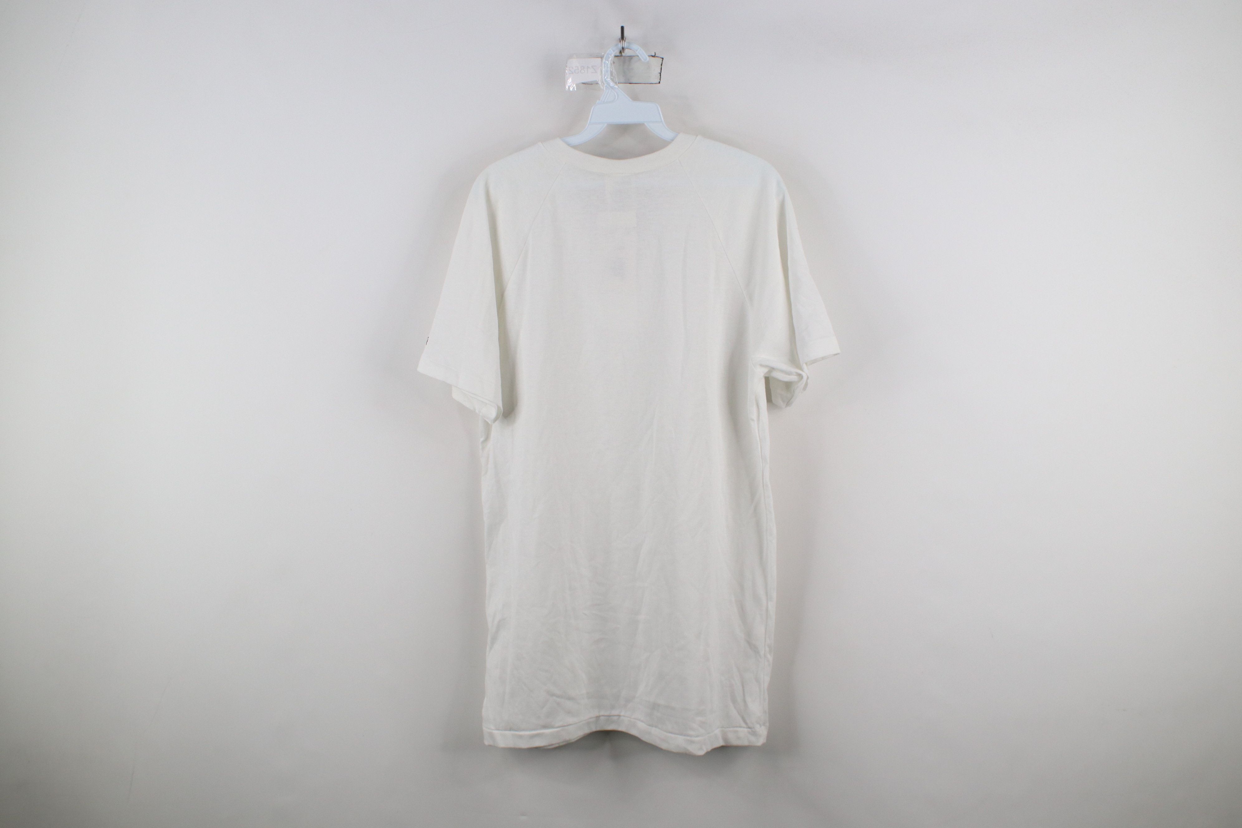 Vintage Deadstock Vintage 90s Streetwear Henley T-Shirt White USA Size US L / EU 52-54 / 3 - 10 Thumbnail