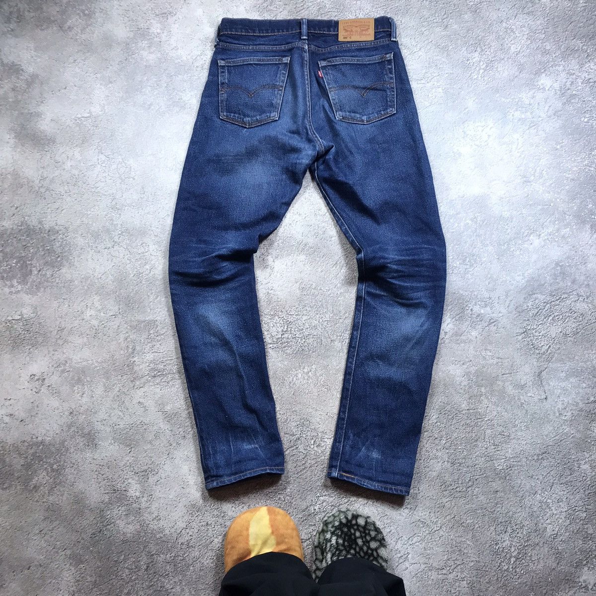 Vintage Vintage 90s Levi's Faded Baggy Jeans Grunge Skate Logo 31 Size US 31 - 2 Thumbnail