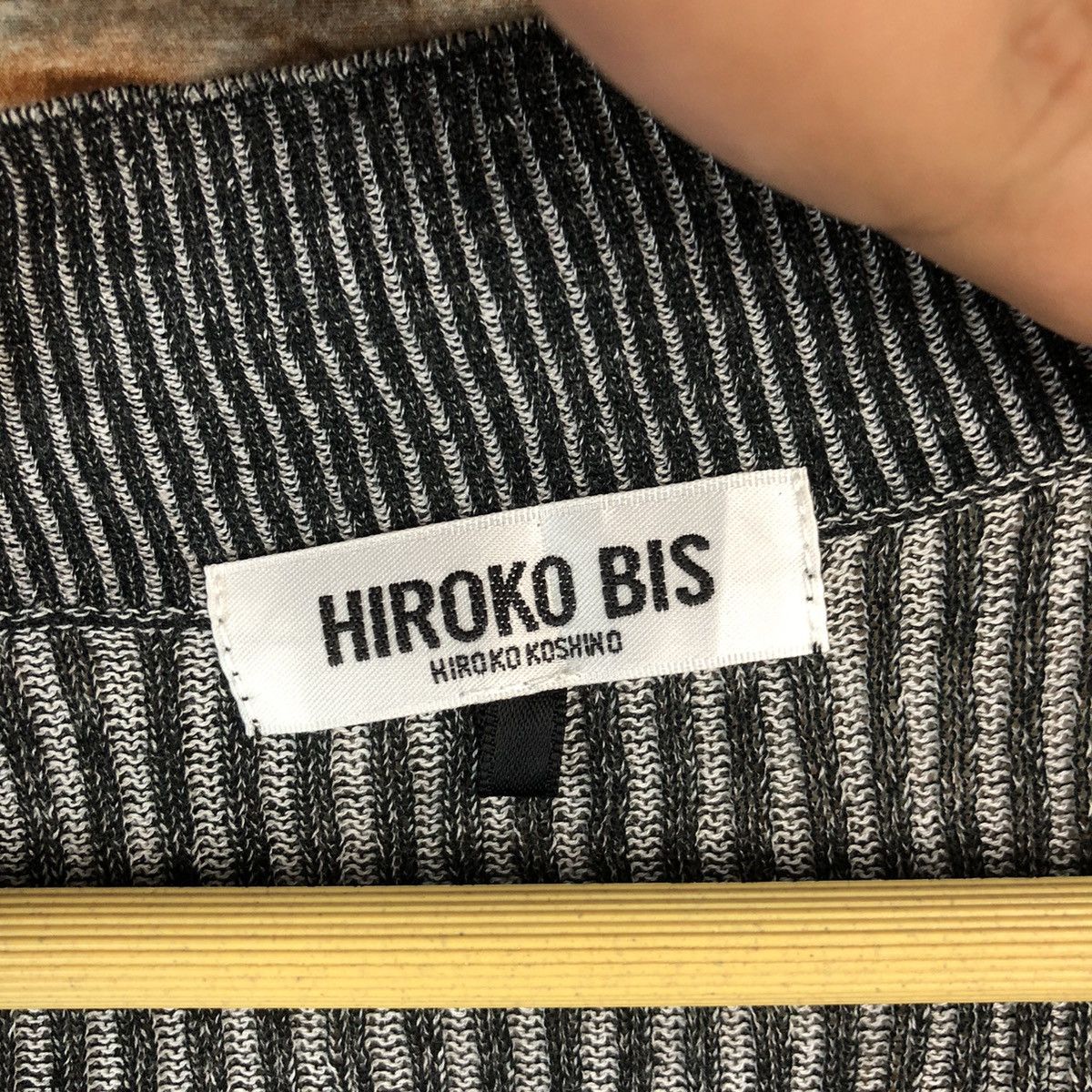 Hiroko Koshino Homme Hiroko Bis Grey Cardigan Knitwear #A961 Size M / US 6-8 / IT 42-44 - 9 Thumbnail