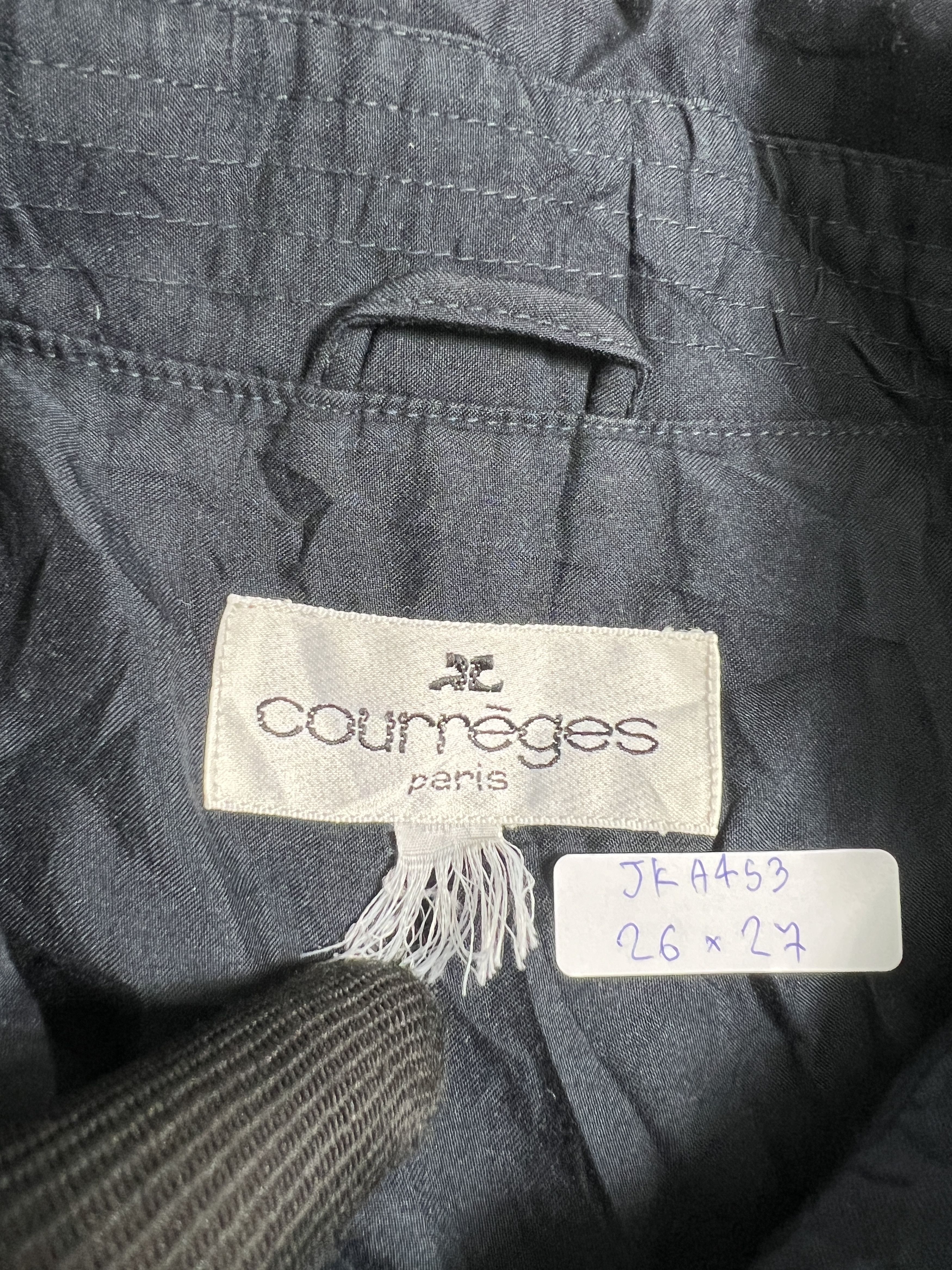 Courreges Courrèges Mini Logo Embroidery Jacket JKA453 Size US XL / EU 56 / 4 - 3 Thumbnail