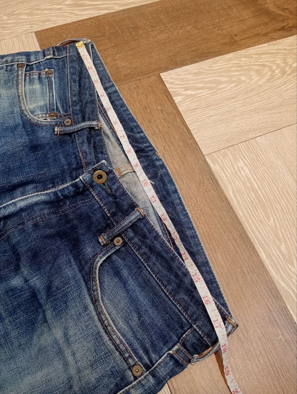 Japan Blue JAPAN BLUE DENIM BLUE SELVEDGE DISTRESSED PANTS Size US 34 / EU 50 - 17 Thumbnail