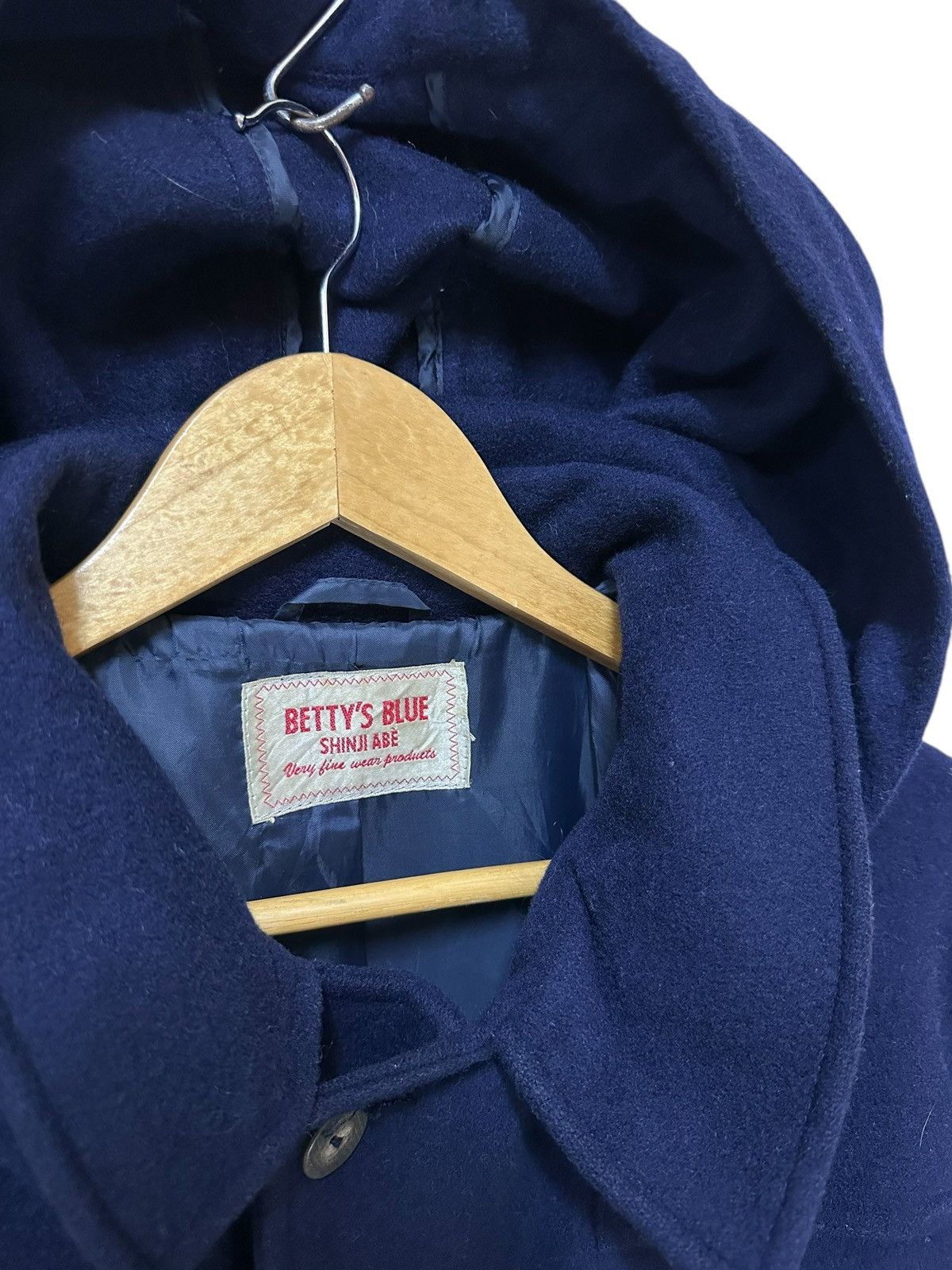 Vintage Vintage betty’s blue by shinji abe duffle wool winter coat Size US L / EU 52-54 / 3 - 6 Thumbnail