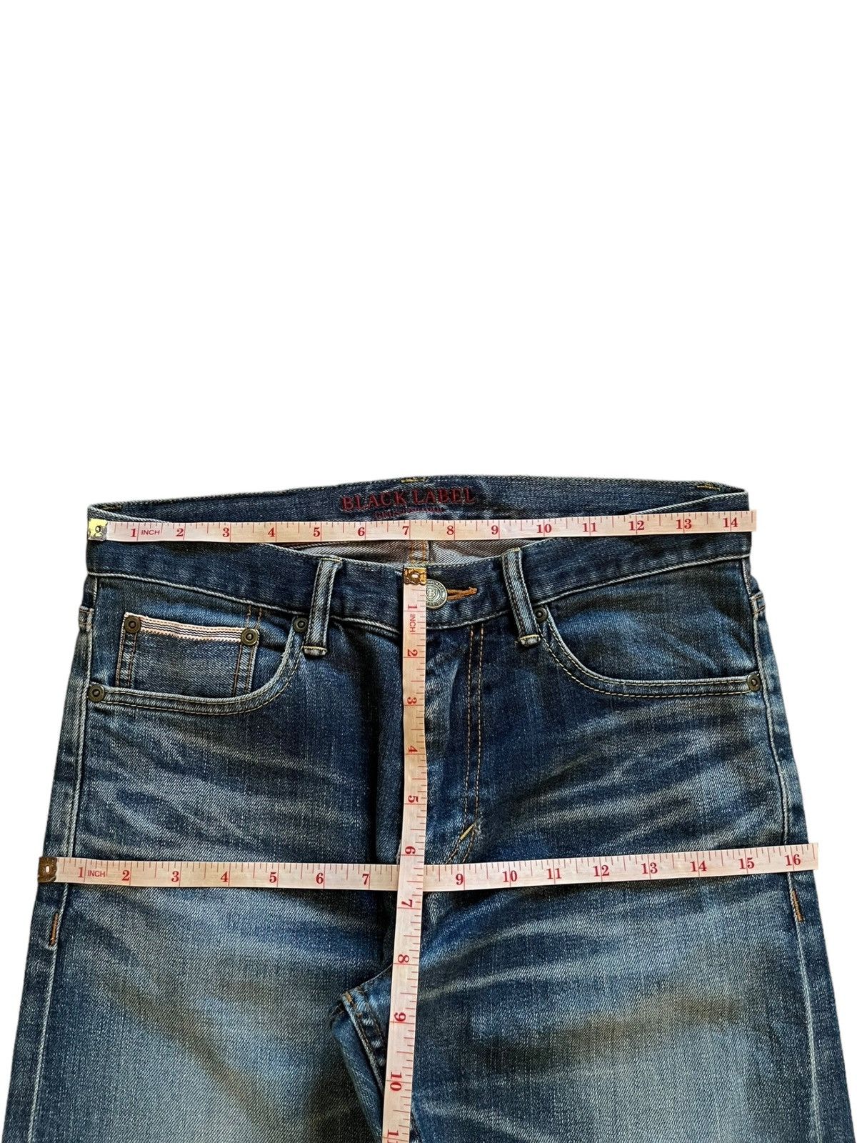 Black Label × Japanese Brand SALES🔥Vintage Black Label Selvedge Distress Jeans Size US 29 - 13 Thumbnail