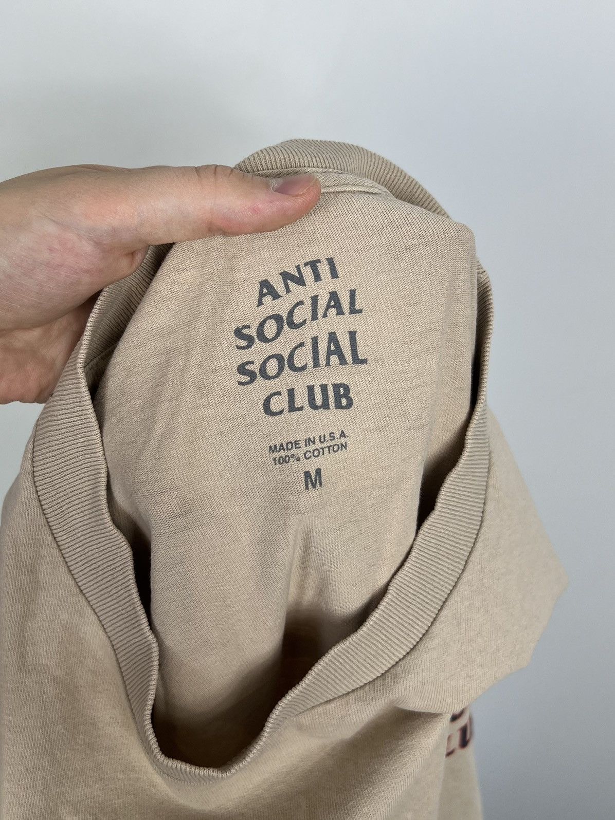 Anti Social Social Club Tshirt Anti Social Social Club ASSC big logo Size US M / EU 48-50 / 2 - 3 Thumbnail