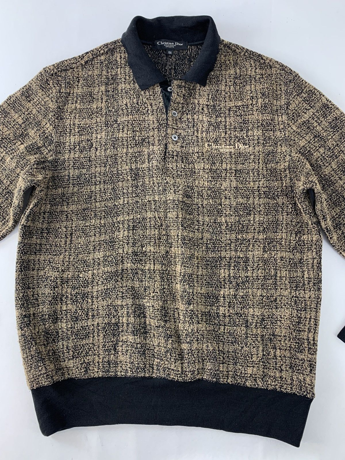 Christian Dior Monsieur 90s Christian Dior Monsieur Sport Wool Knitwear Pullover Size US L / EU 52-54 / 3 - 3 Thumbnail