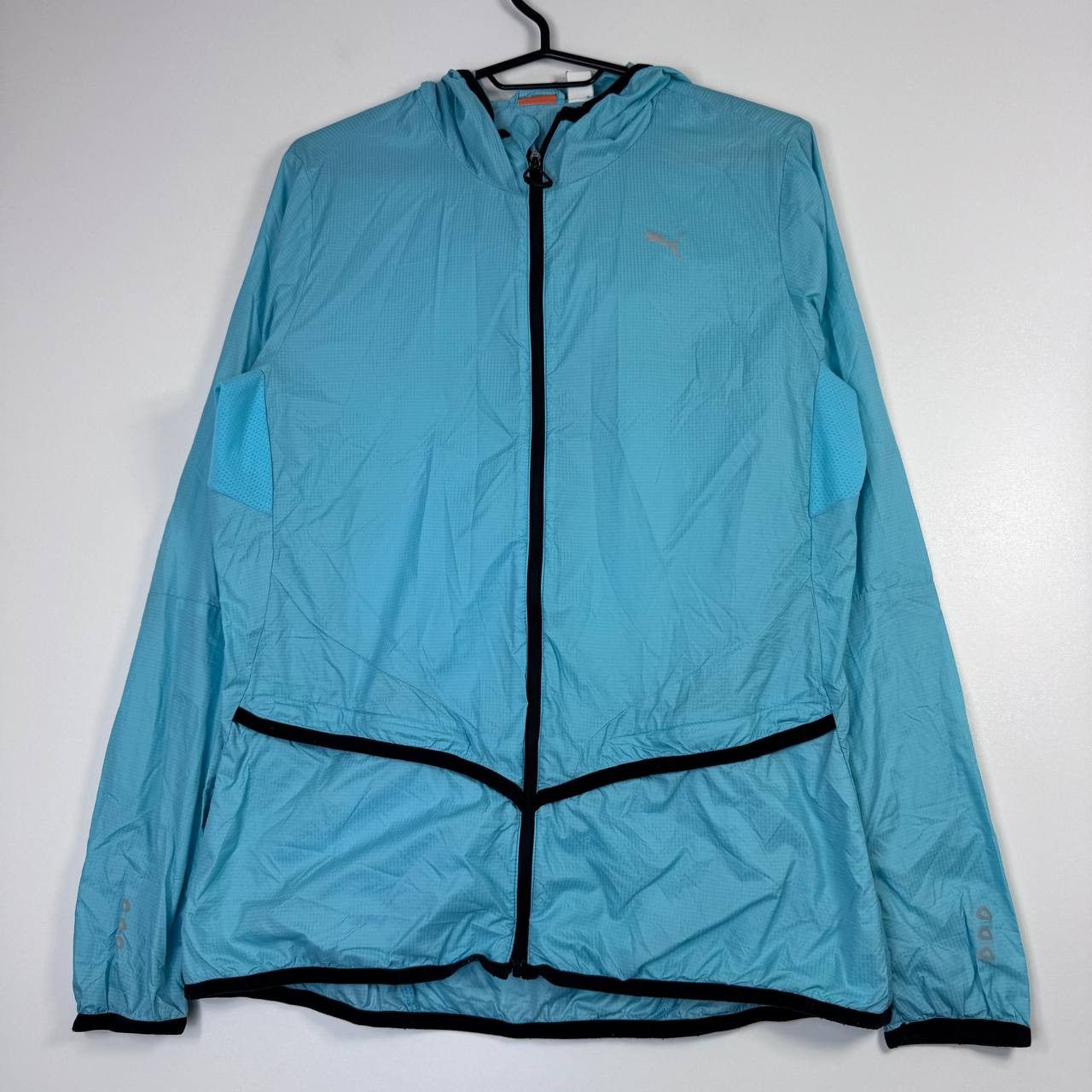 Puma Puma Lightweight Jacket Blue Hooded Full Zip Womens Size M Size M / US 6-8 / IT 42-44 - 1 Thumbnail
