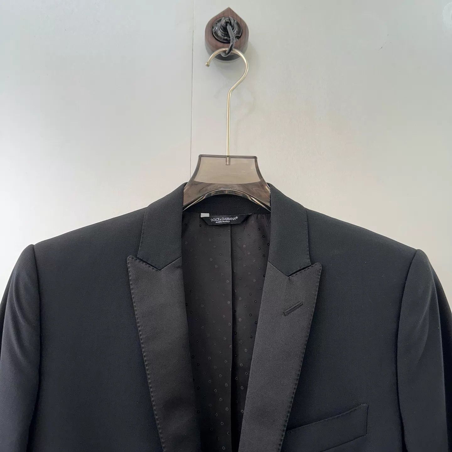 Dolce & Gabbana DG Black Pure Wool Suit 44 Size 44R - 3 Thumbnail
