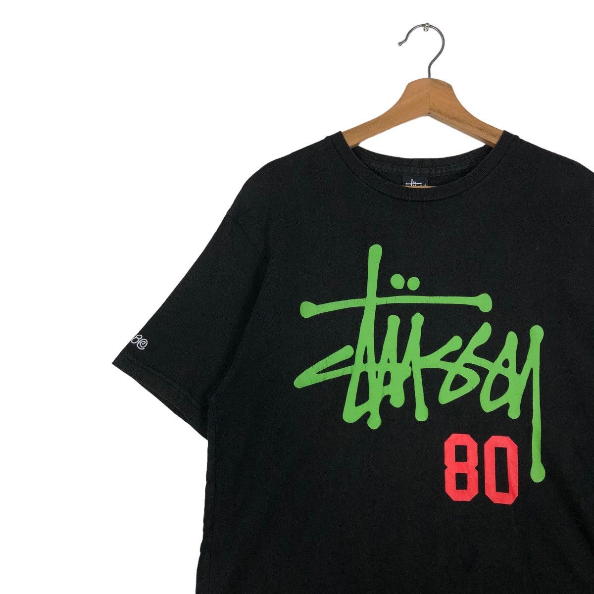 Stussy 🔥Stussy 80 Local Color IKBKB T-Shirt Big Logo Spell Out Size US L / EU 52-54 / 3 - 7 Thumbnail