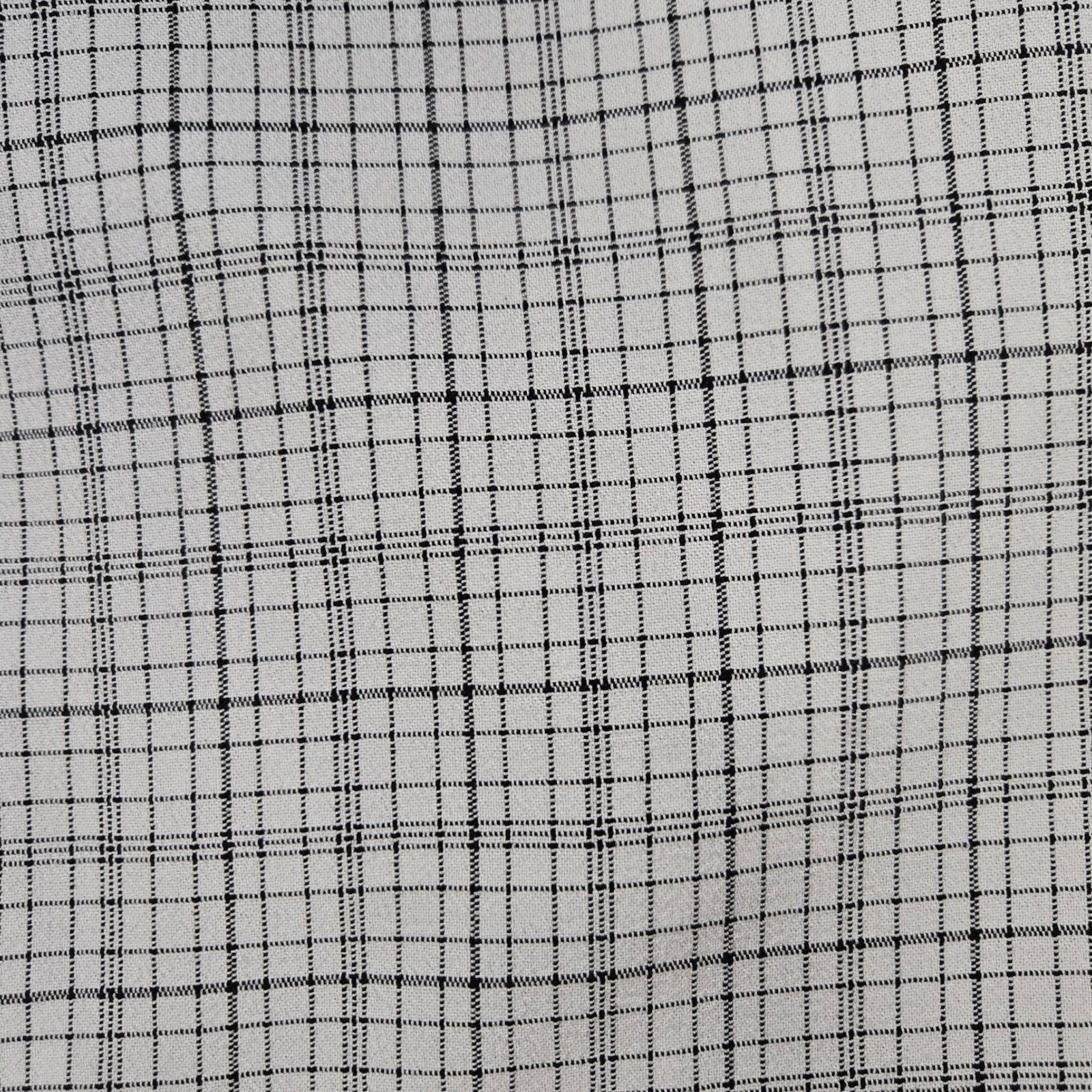 Vintage 90s White Black Graph Check Short Sleeve Blazer Size 8P Size M / US 6-8 / IT 42-44 - 8 Thumbnail