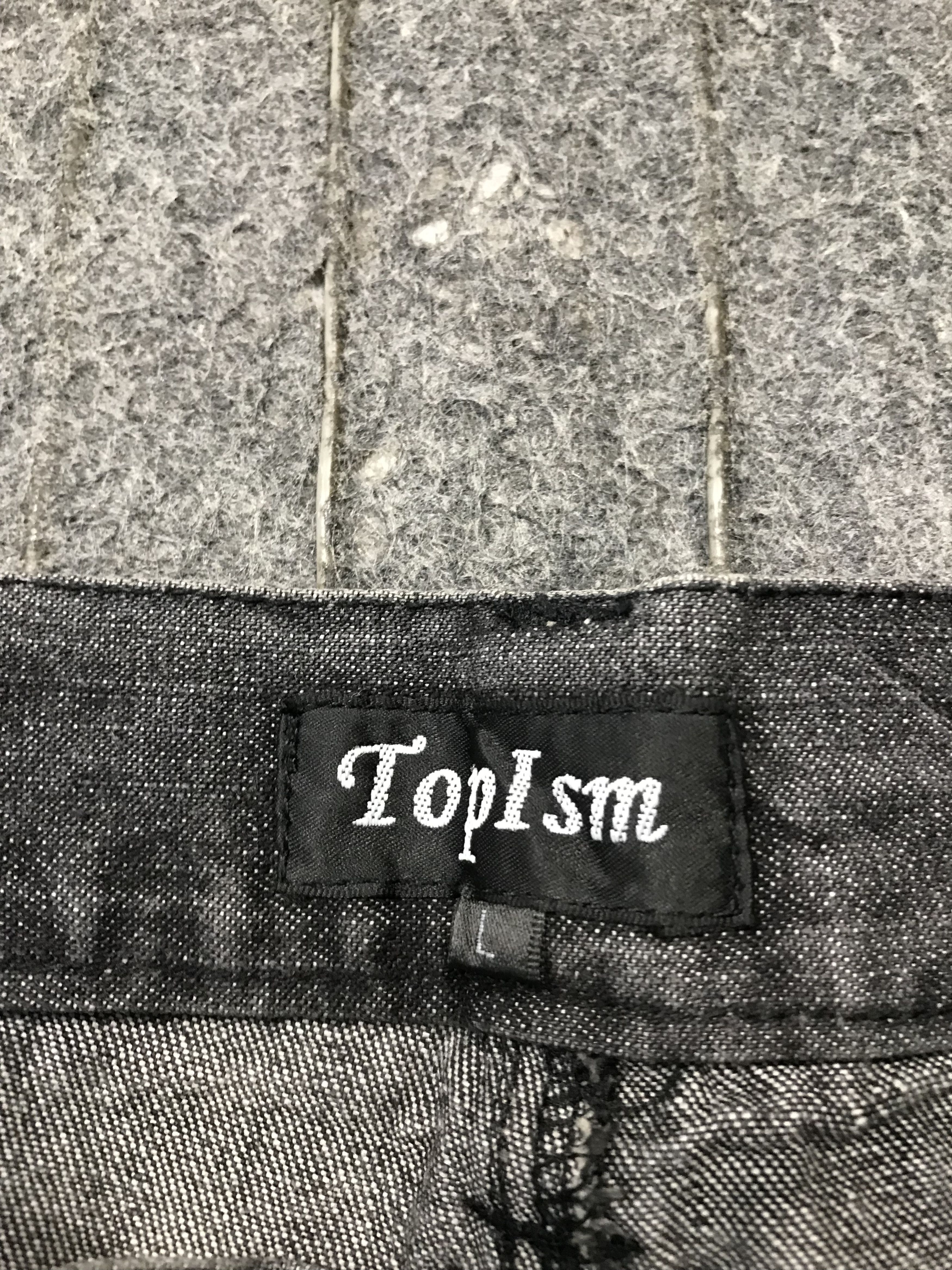Japanese Brand Vtg Topism Super Flared Design Multi Pocket Denim Jeans Size US 32 / EU 48 - 11 Thumbnail