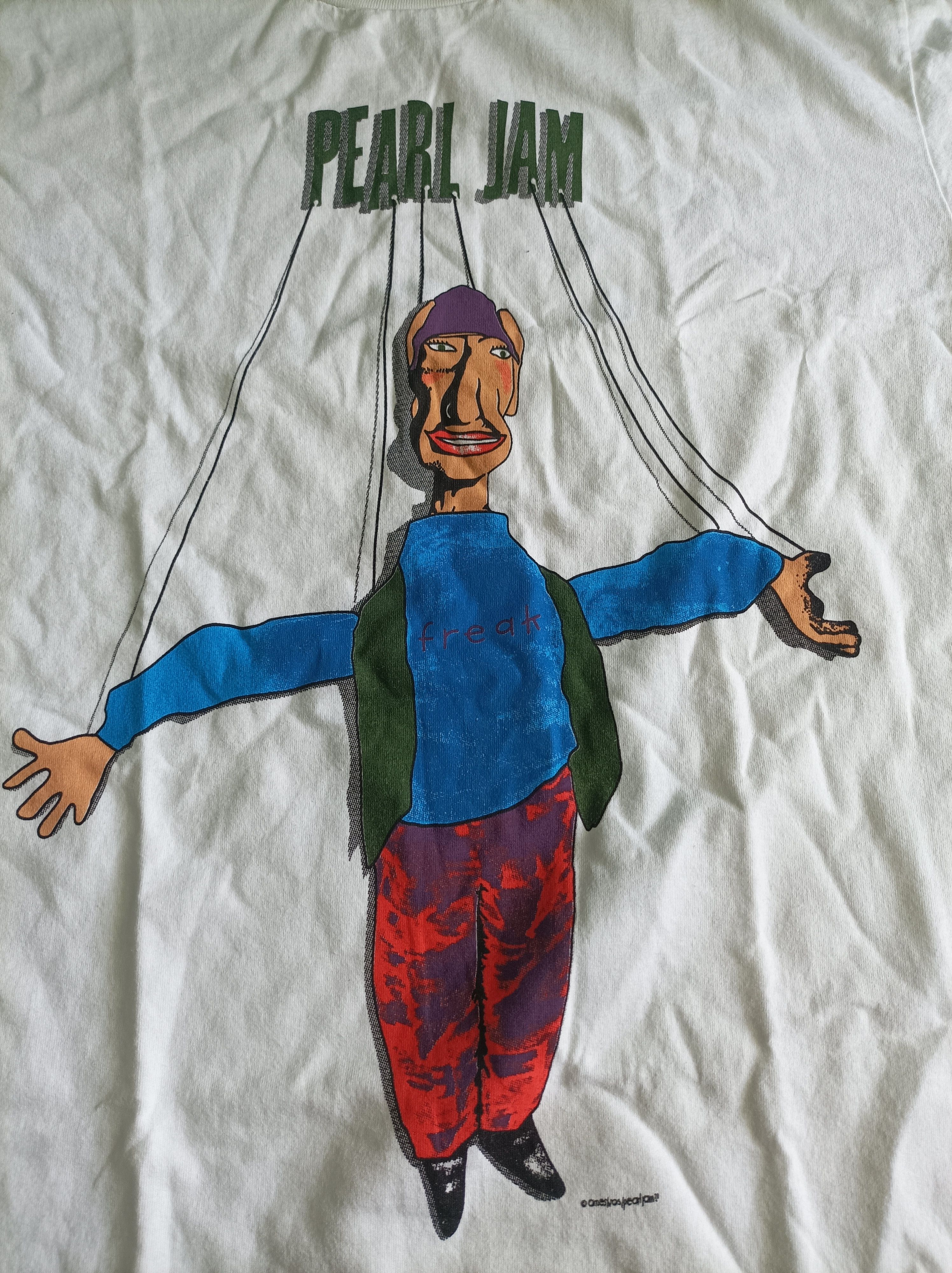 Band Tees Pearljam freak Size US L / EU 52-54 / 3 - 7 Thumbnail