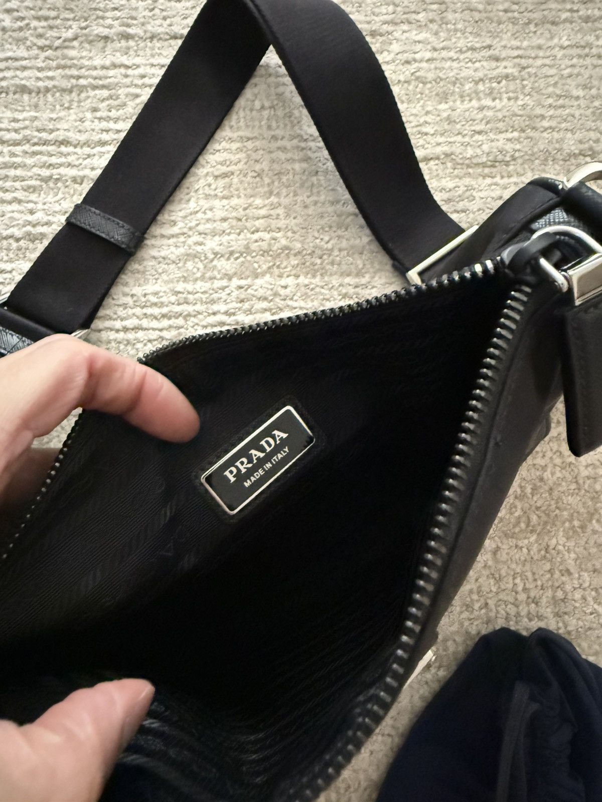 Prada Re-Nylon and Saffiano leather shoulder bag Size ONE SIZE - 7 Thumbnail