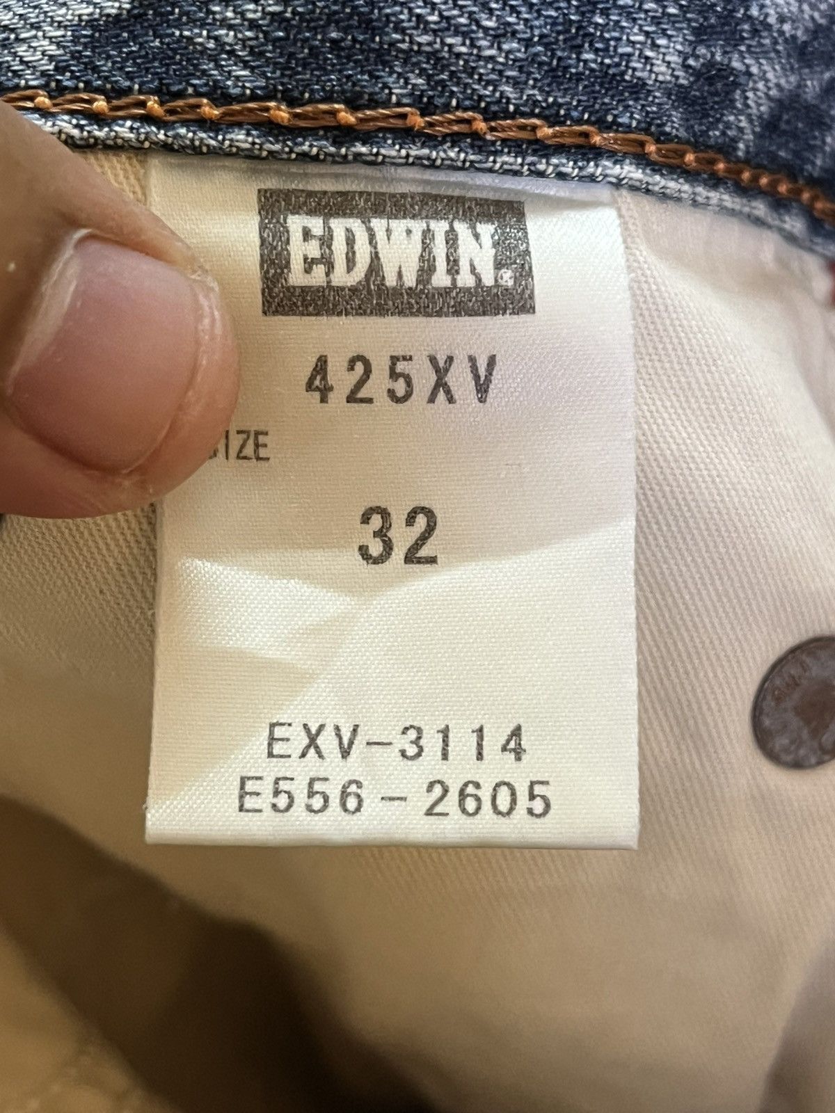 Edwin Vintage Edwin Exclusive Vintage Faded Grunge Denim Size US 34 / EU 50 - 10 Thumbnail