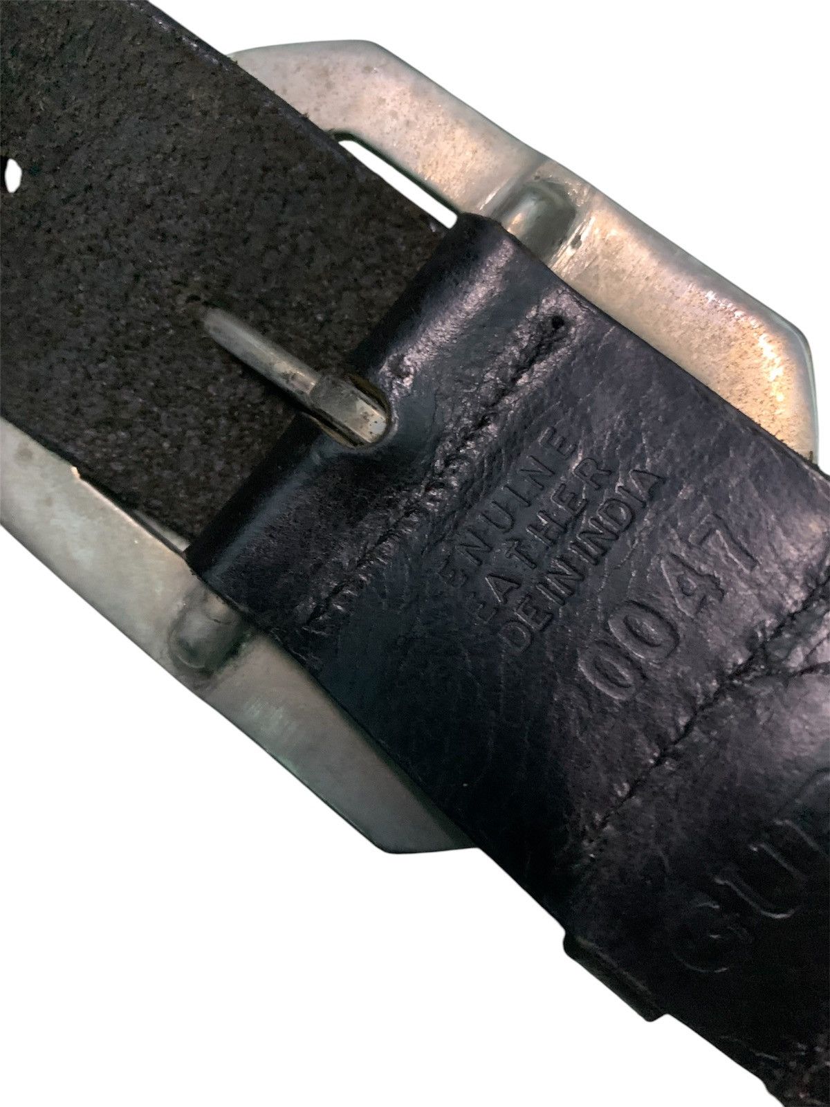 Guess × Leather 💥Vtg Guess Studs Leather Belt Size ONE SIZE - 7 Thumbnail