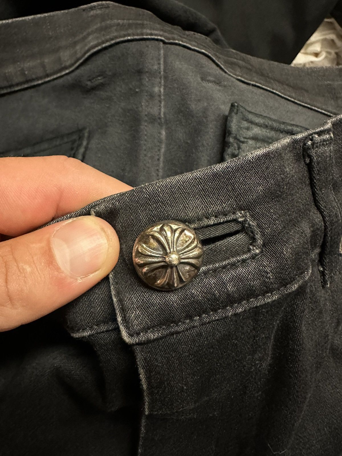 Chrome Hearts Chrome hearts zipper flair denim jeans Size US 28 / EU 44 - 12 Thumbnail