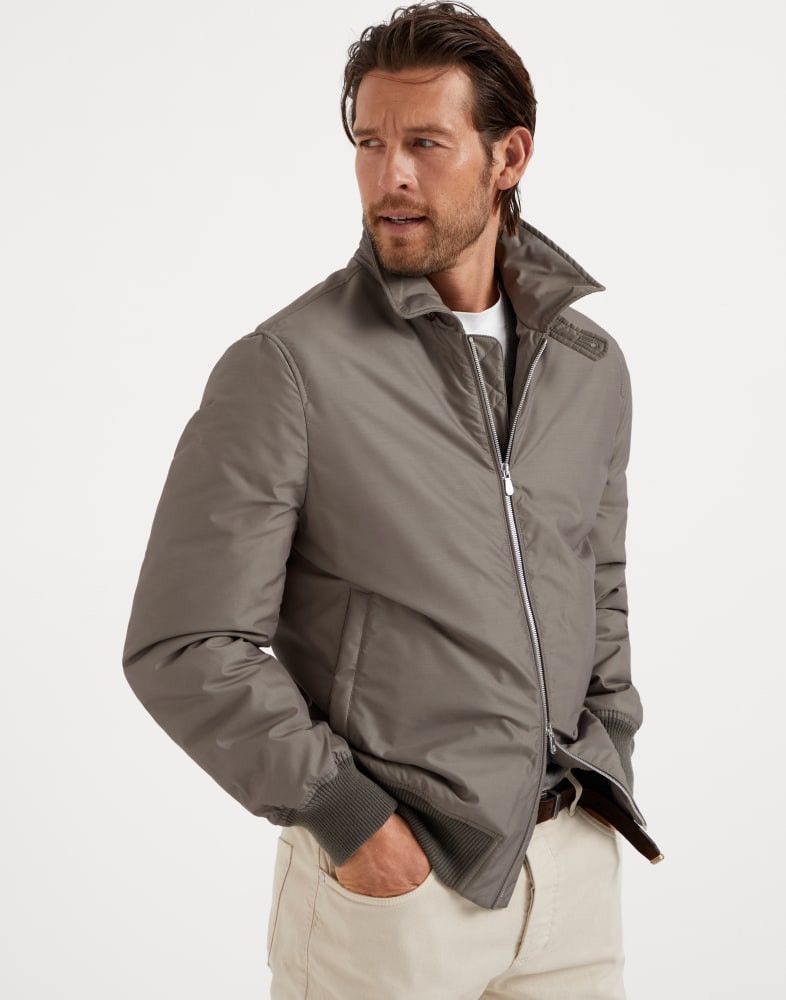 Brunello Cucinelli o1w1db10825 WR Padded Jacket in Green Size US M / EU 48-50 / 2 - 1 Thumbnail