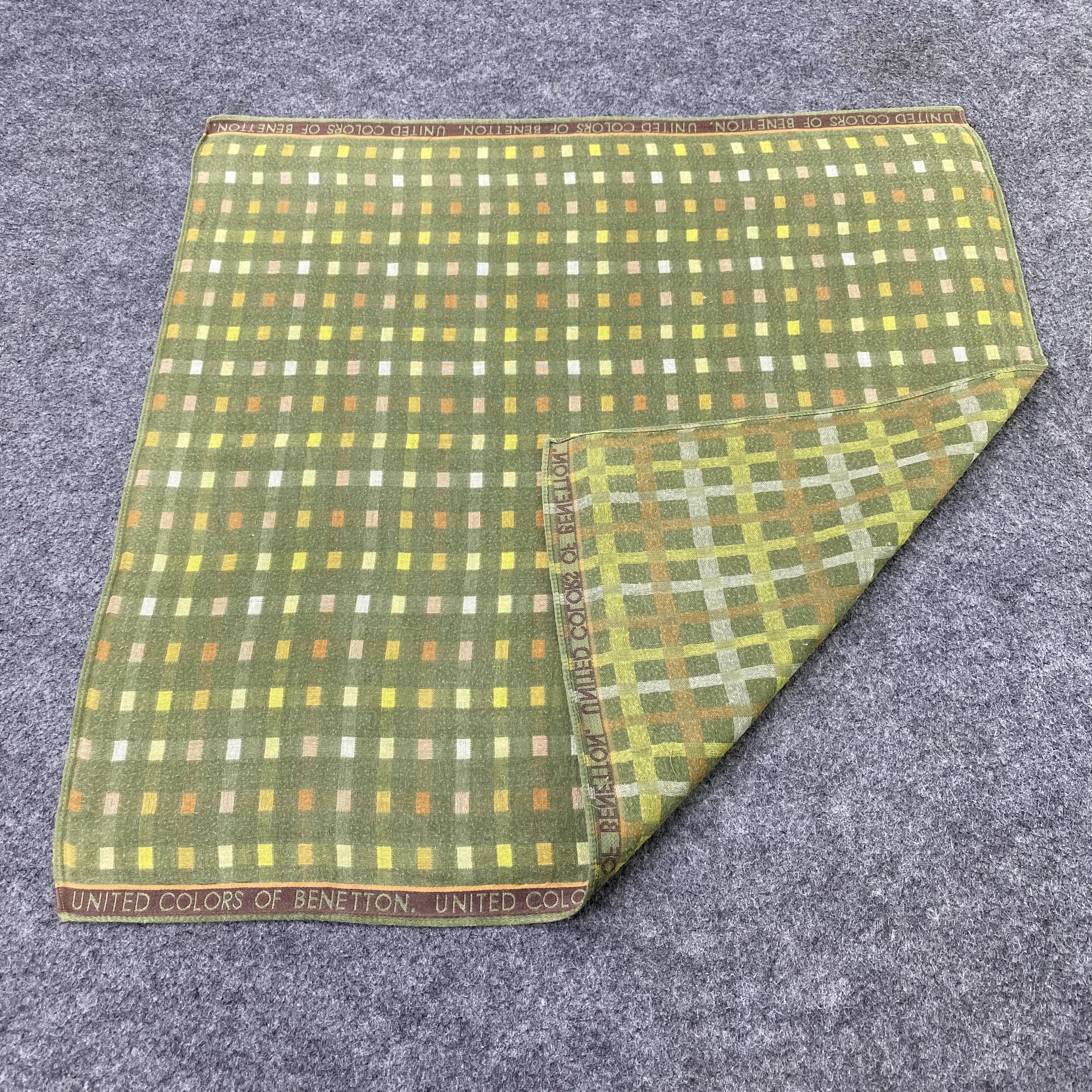 United Colors Of Benetton Benetton Handkerchief /Bandana /Neckerchief-B2339 Size ONE SIZE - 5 Thumbnail