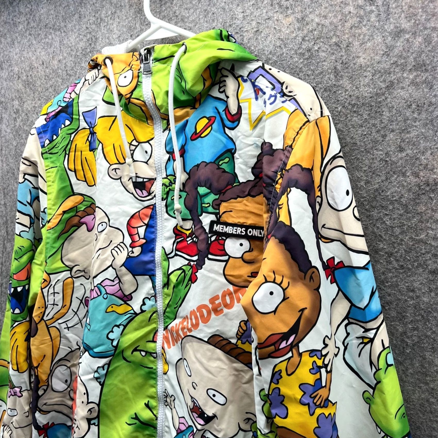 Members Only Members Only Nickelodeon Rugrats Jacket Mens Medium Green Windbreaker Hooded Logo Solid Size US M / EU 48-50 / 2 - 4 Thumbnail