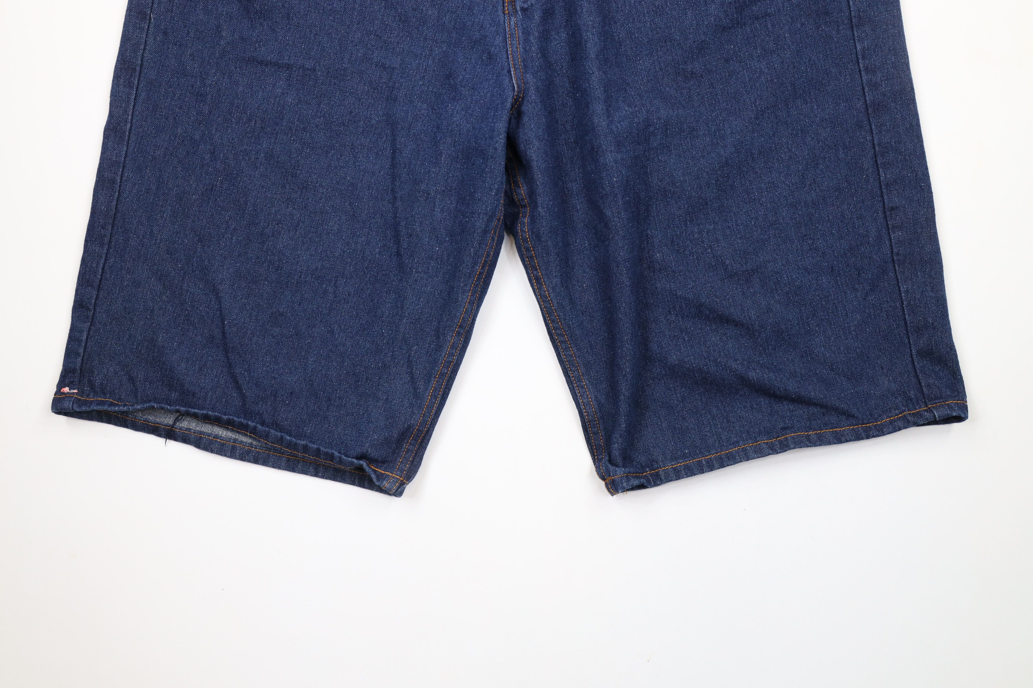 Rocawear × Vintage Vintage Rocawear Relaxed Fit Hip Hop Denim Jean Shorts Blue Size US 40 / EU 56 - 4 Thumbnail