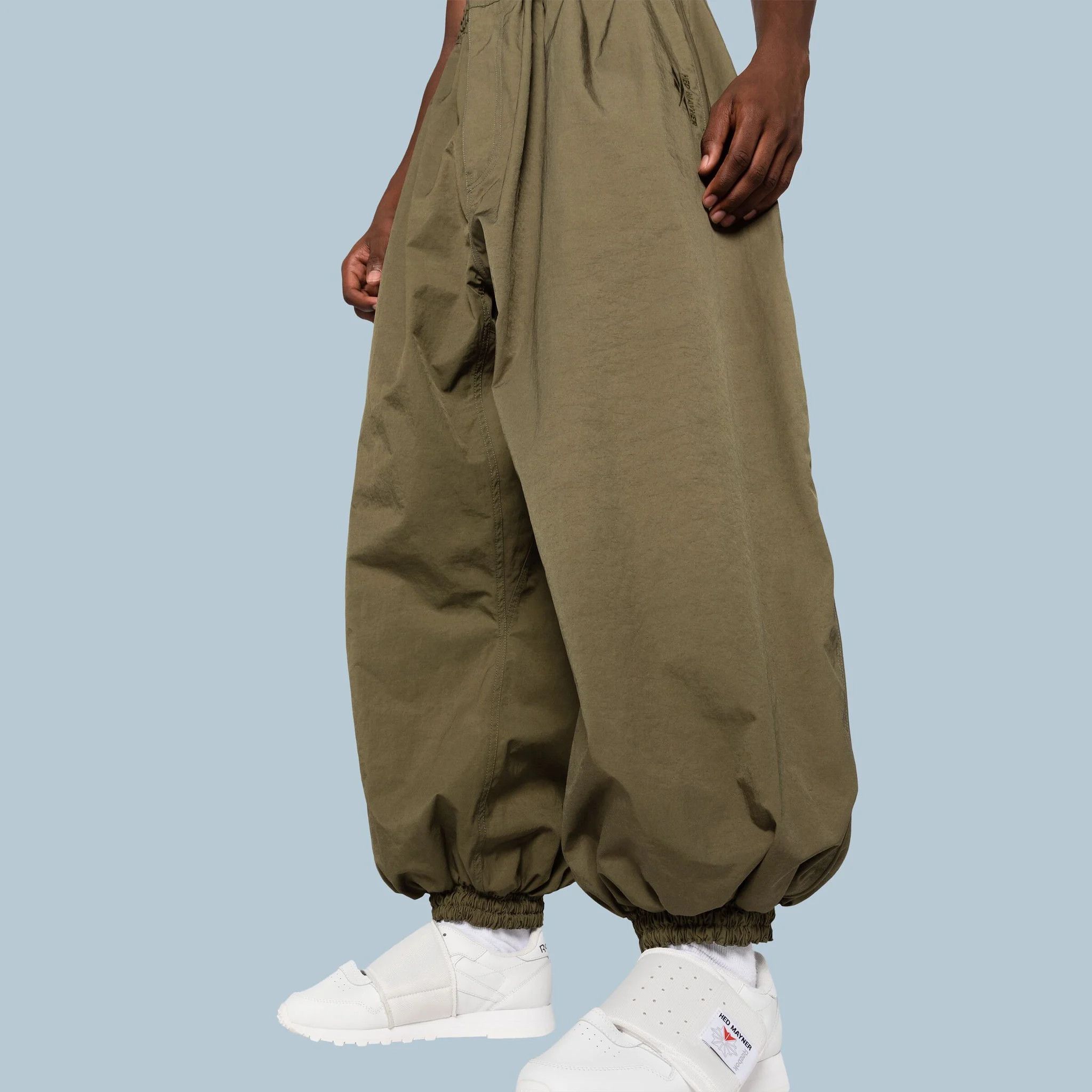 HED MAYNER ELONGATED WIDE PANTS RUST XS