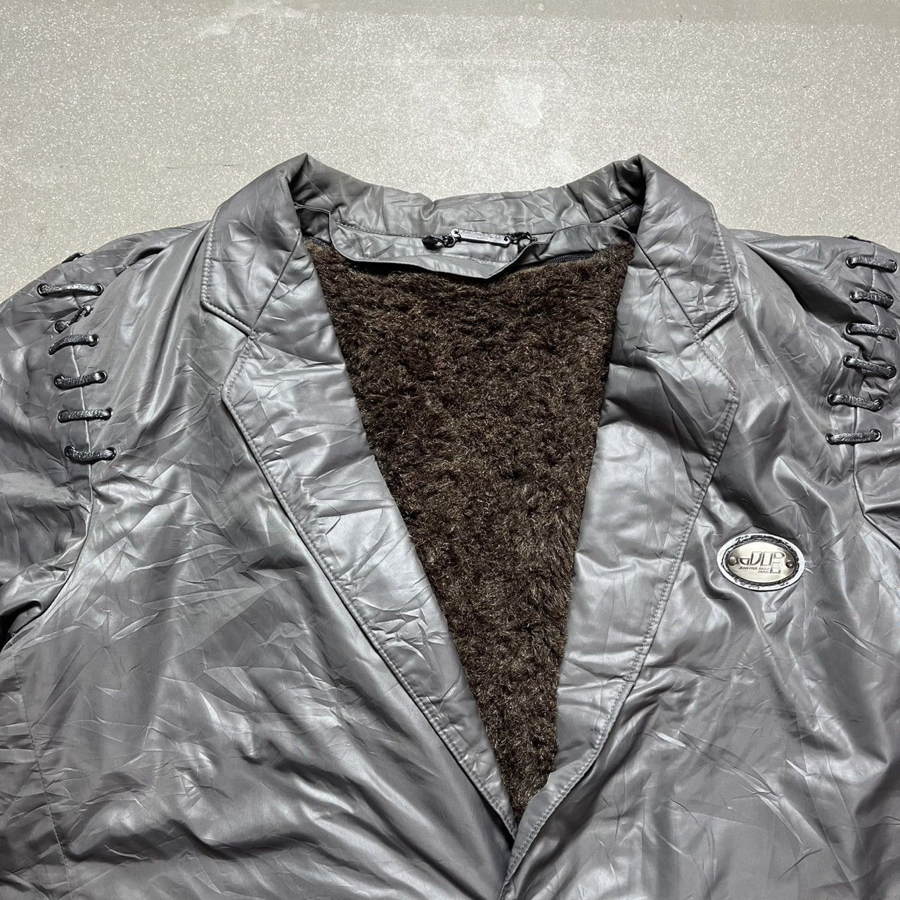 Other Jean Paul Isola Faux Fur Blazer Jacket Size US L / EU 52-54 / 3 - 4 Thumbnail
