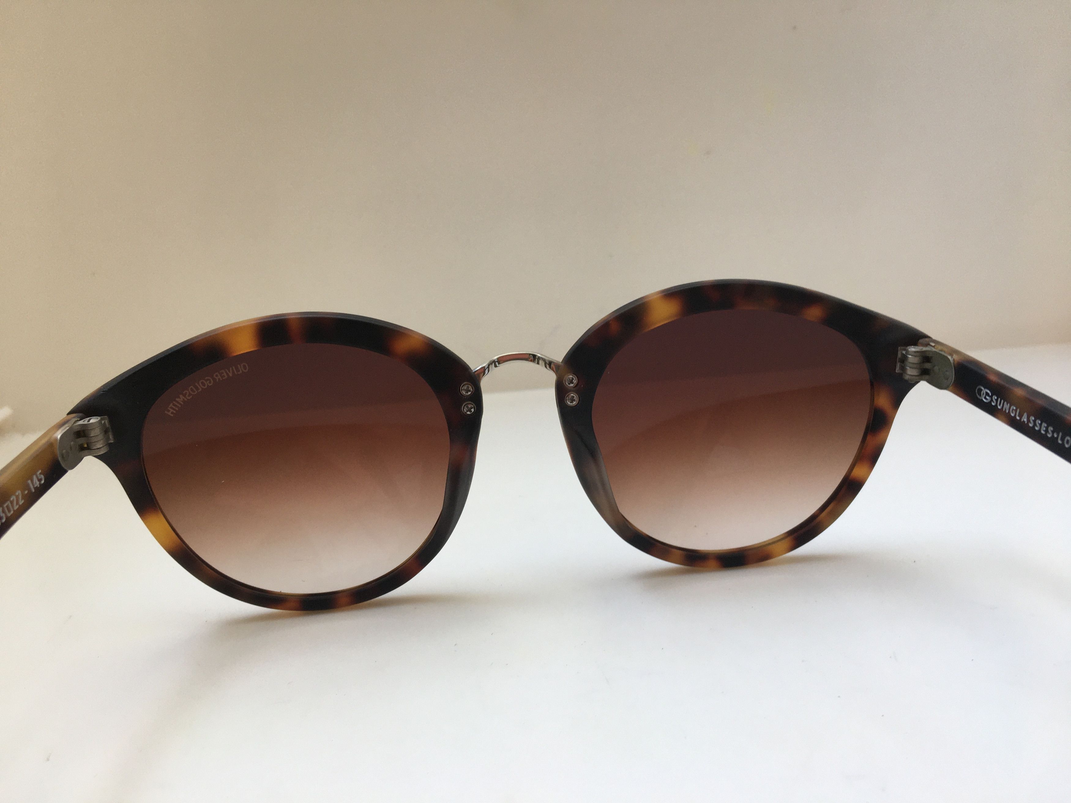 Other Oliver Gold Smith Matte Leopard Sunglasses Frame Size ONE SIZE - 5 Thumbnail