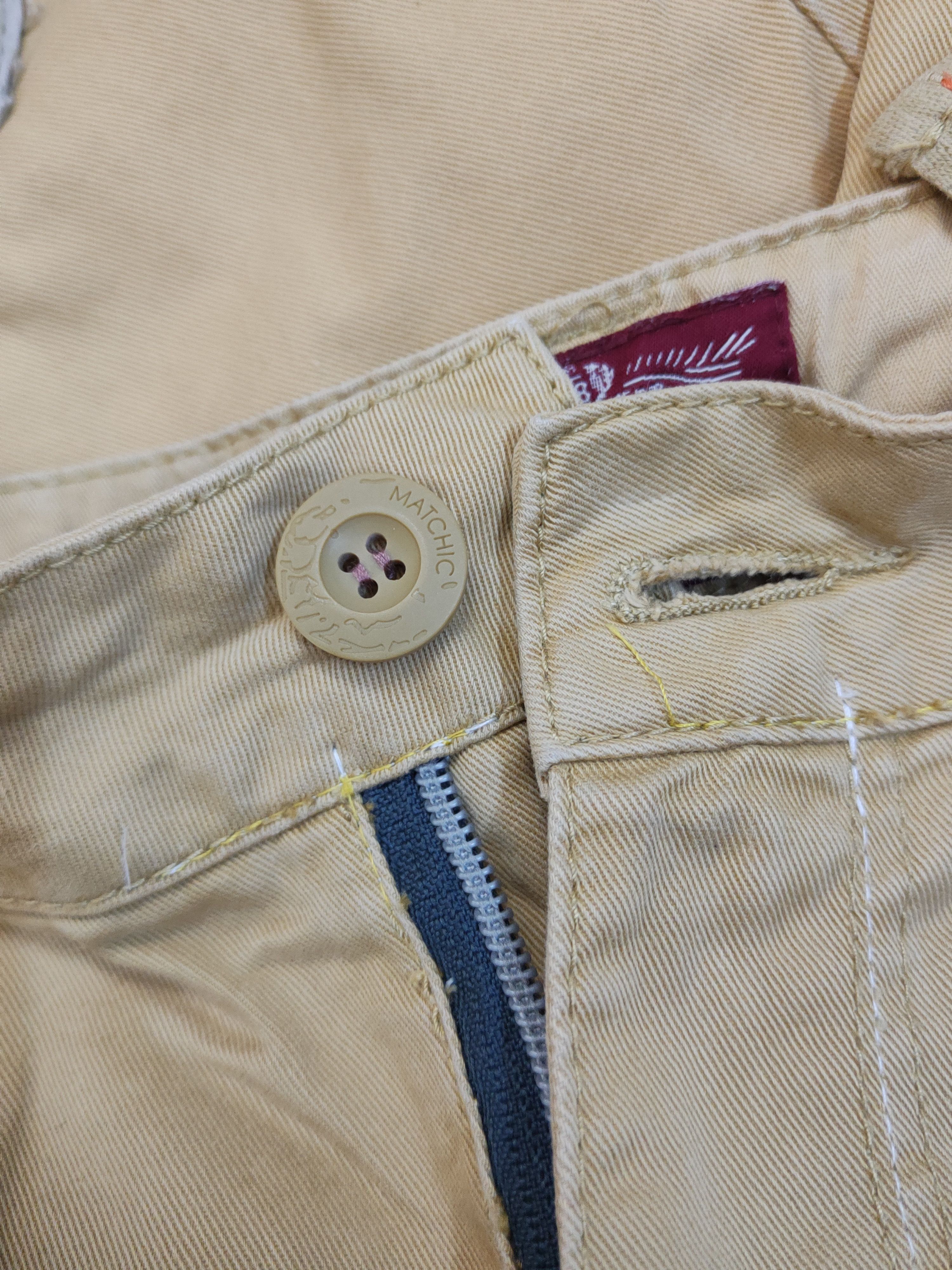 Japanese Brand DL Matchstick Reconstructed Patchwork Cargo Pants #W1780 Size US 35 - 17 Thumbnail