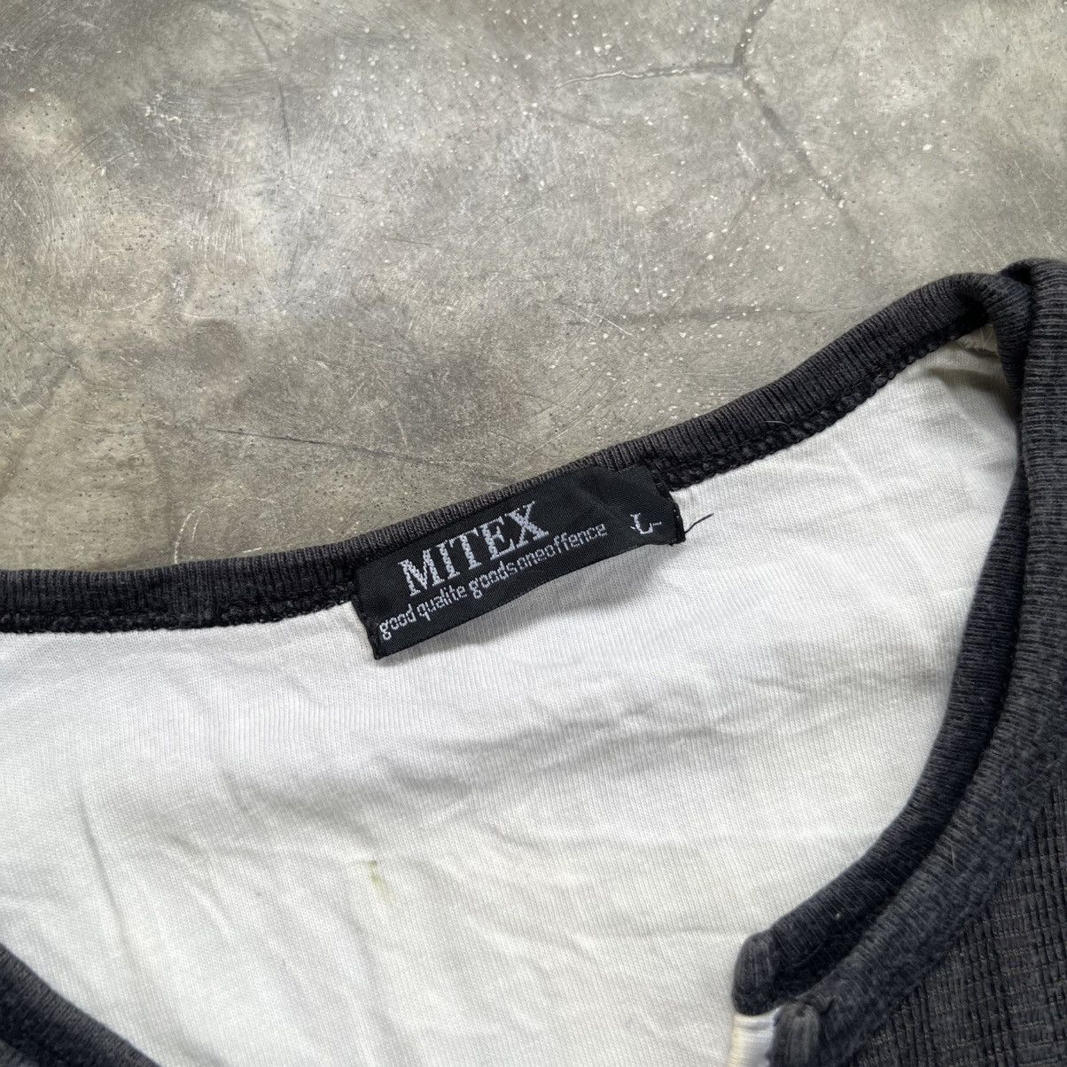 Hysteric Glamour 2000s Mitex Vkei Style Ribbed Double Layered T-Shirt Size US L / EU 52-54 / 3 - 6 Thumbnail