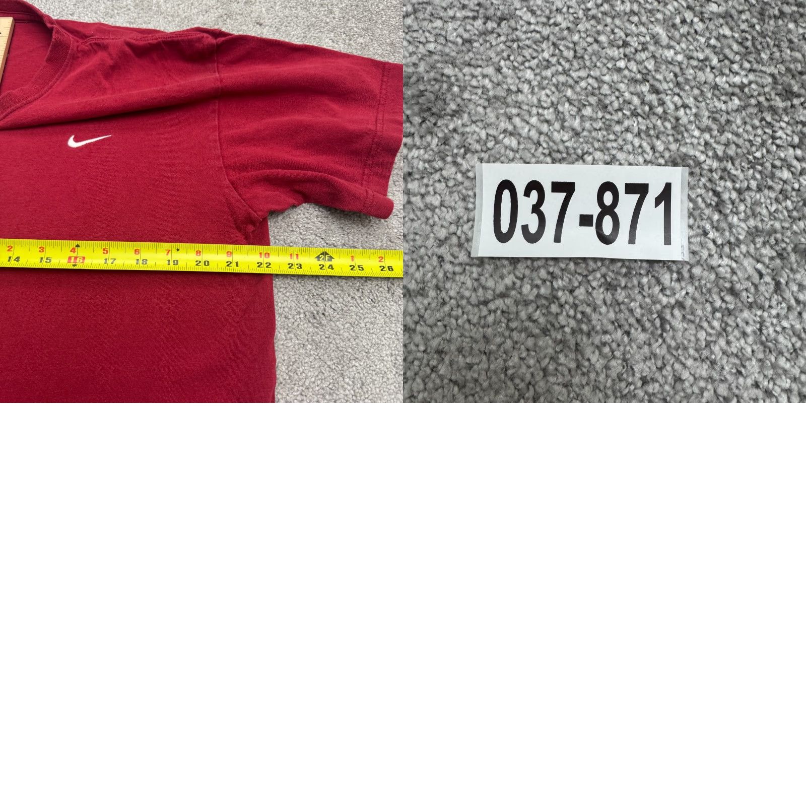 Nike VINTAGE Nike Athletic Dept T-Shirt Shirt Men M Red 90s Swoosh Logo Athletic Fit Short Sleeve Casual Mens Size US M / EU 48-50 / 2 - 8 Thumbnail
