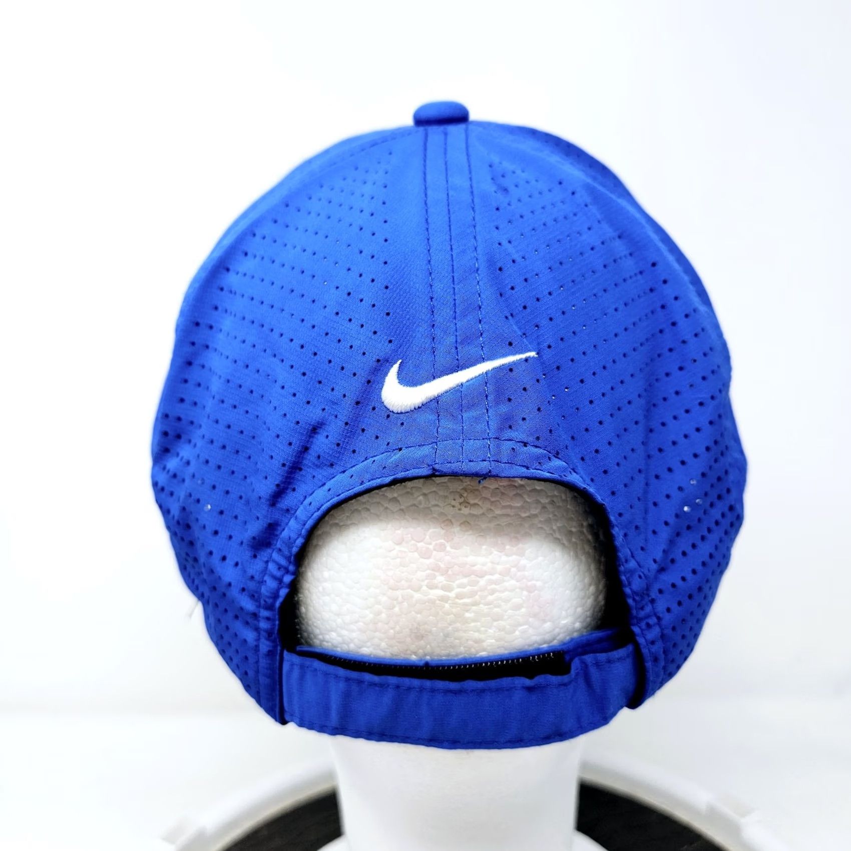 Nike Nike Golf Hat Hook Loop Adjustable Light Logo Golf Outdoors Blue Men Adjustable Hat Sports Casual Mens Size ONE SIZE - 4 Thumbnail