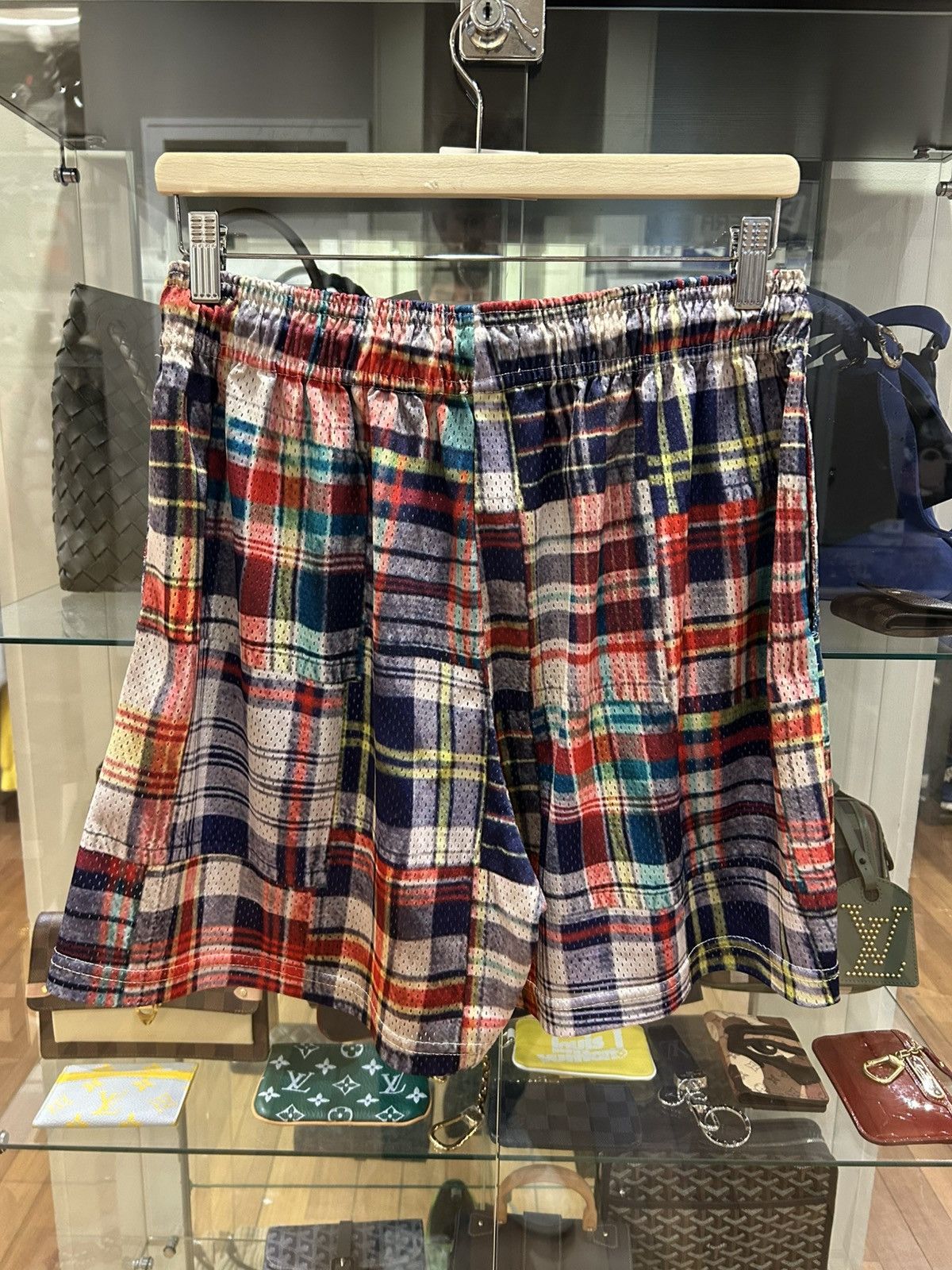 Eric Emanuel Eric Emanuel Plaid Mesh Shorts Size US 32 / EU 48 - 2 Thumbnail