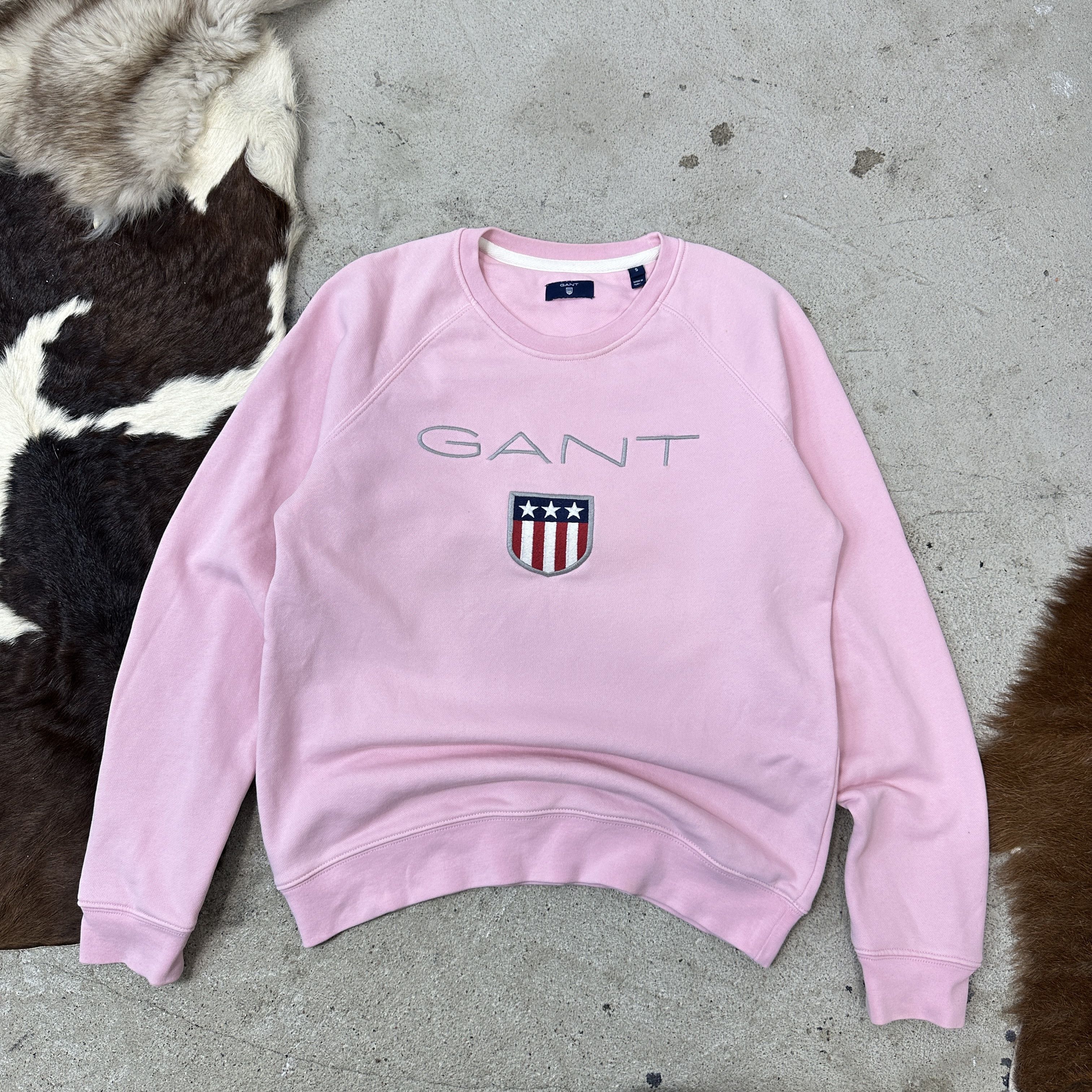 Gant Vintage Streetwear Sporty Gant Baby Pink Women's Hoodie Y2K Size S / US 4 / IT 40 - 3 Thumbnail