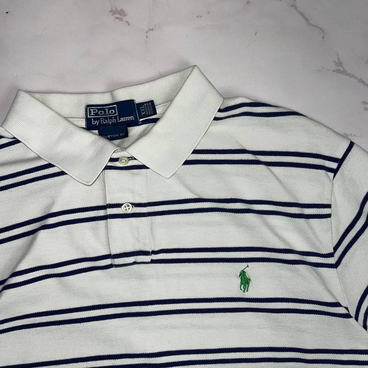 Polo Ralph Lauren Crazy Vintage Y2K/2000s Striped Polo Ralph Lauren t-Shirt Size US XXL / EU 58 / 5 - 8 Thumbnail