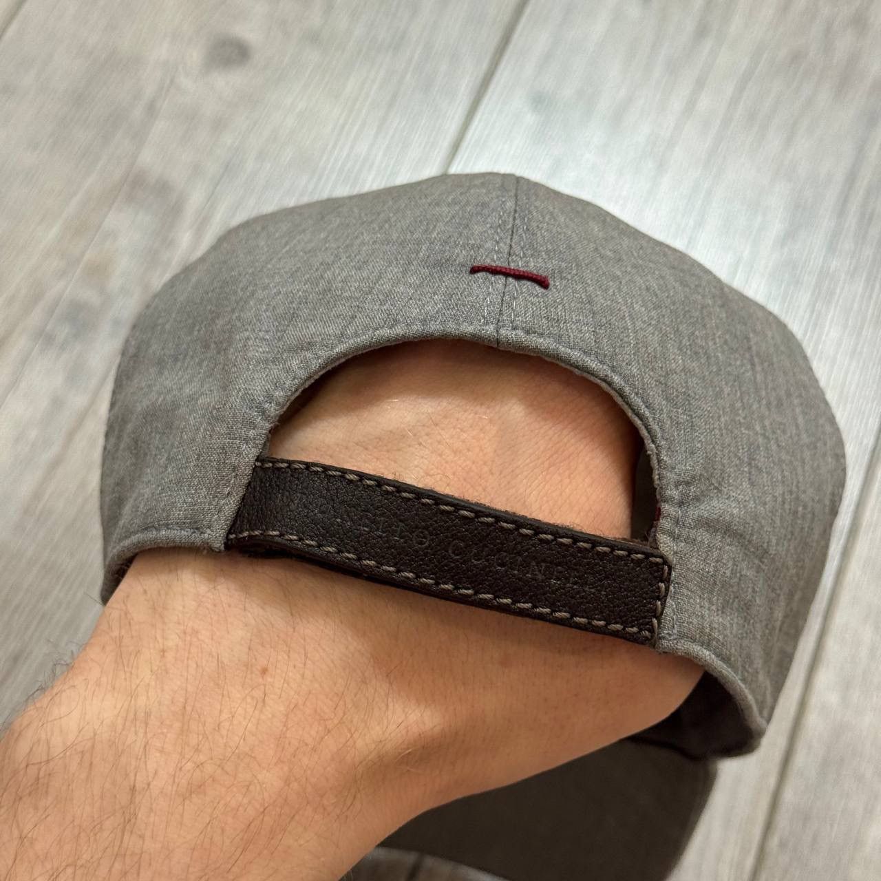 Brunello Cucinelli Brunello Cucinelli Baseball Cap Leather Strap Size ONE SIZE - 5 Thumbnail