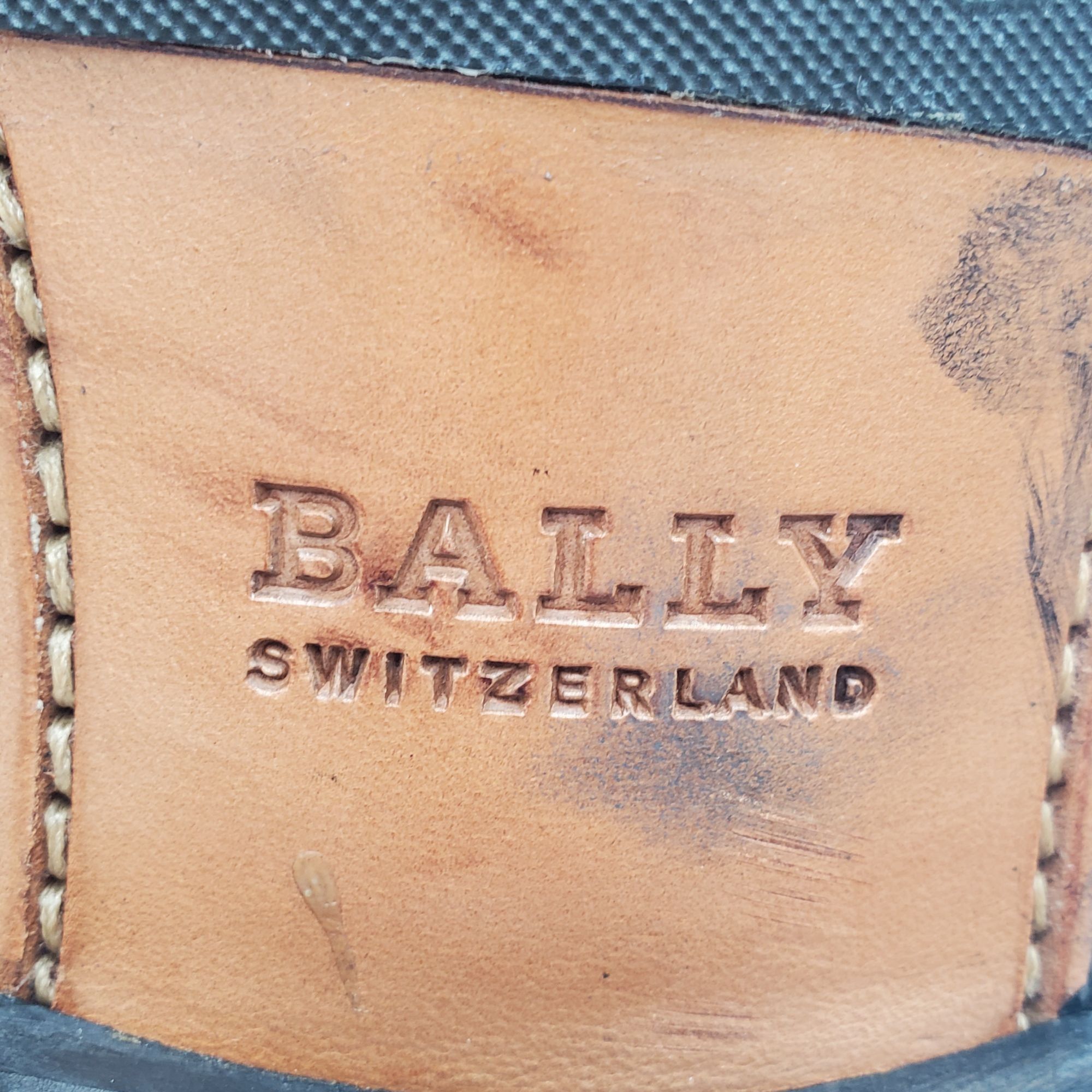 Bally Bally Switzerland Callan Men's size 12 Black Pebble Leather Size US 12 / EU 45 - 13 Thumbnail