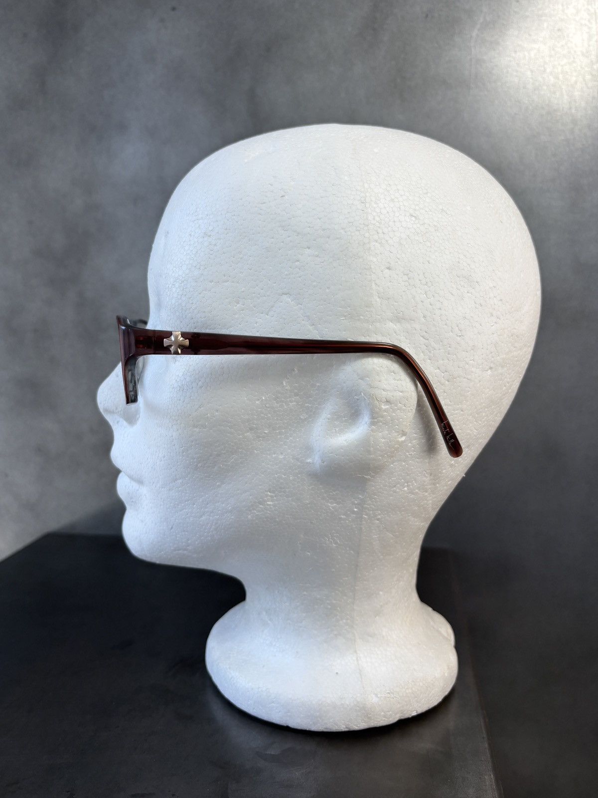 Nicole Miller Nicole Miller Carmine Glasses Frames Cross Stud Chrome Heart Size ONE SIZE - 21 Thumbnail
